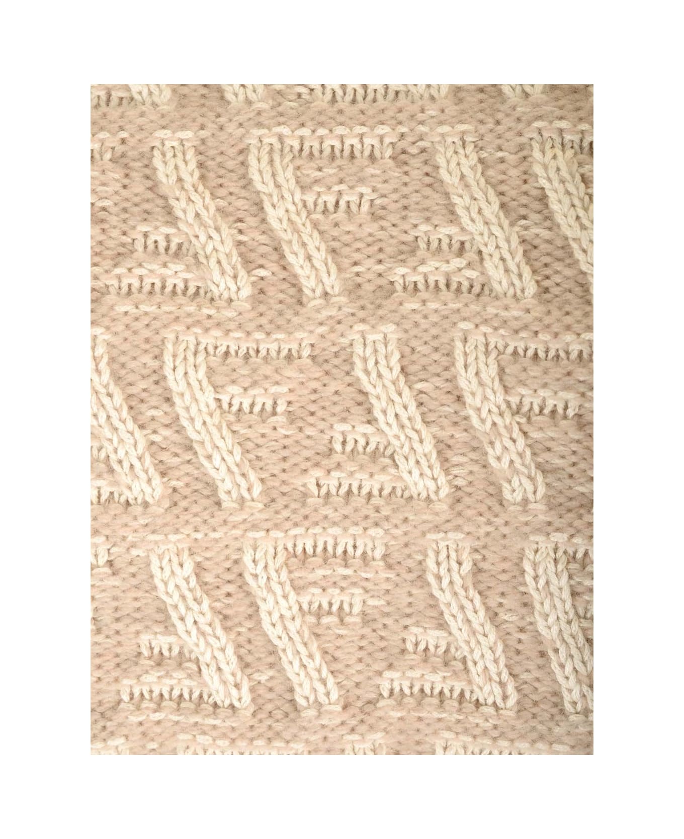 Fendi Wool And Cashmere Turtleneck - Beige