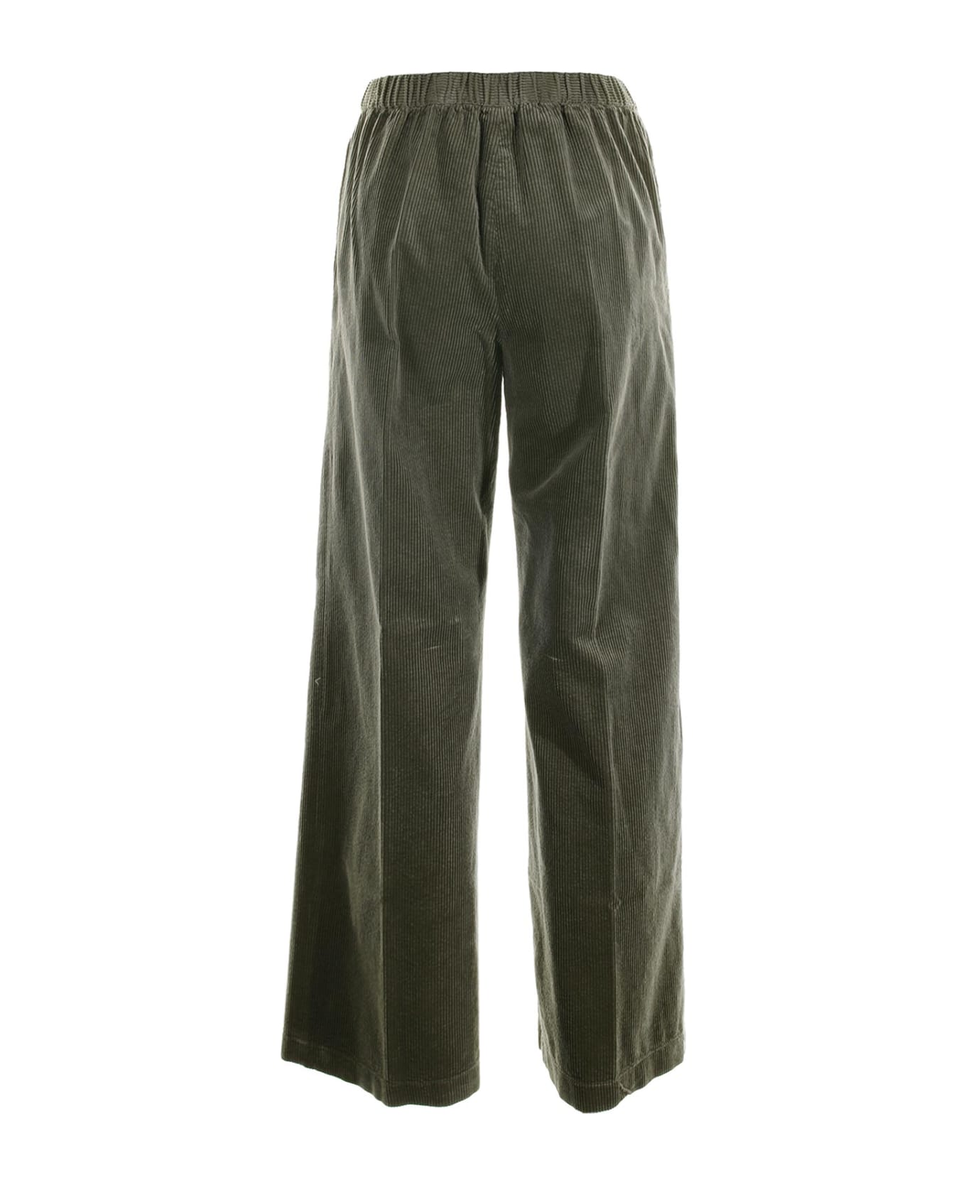 Aspesi Military Green Women's Trousers - MILITARE