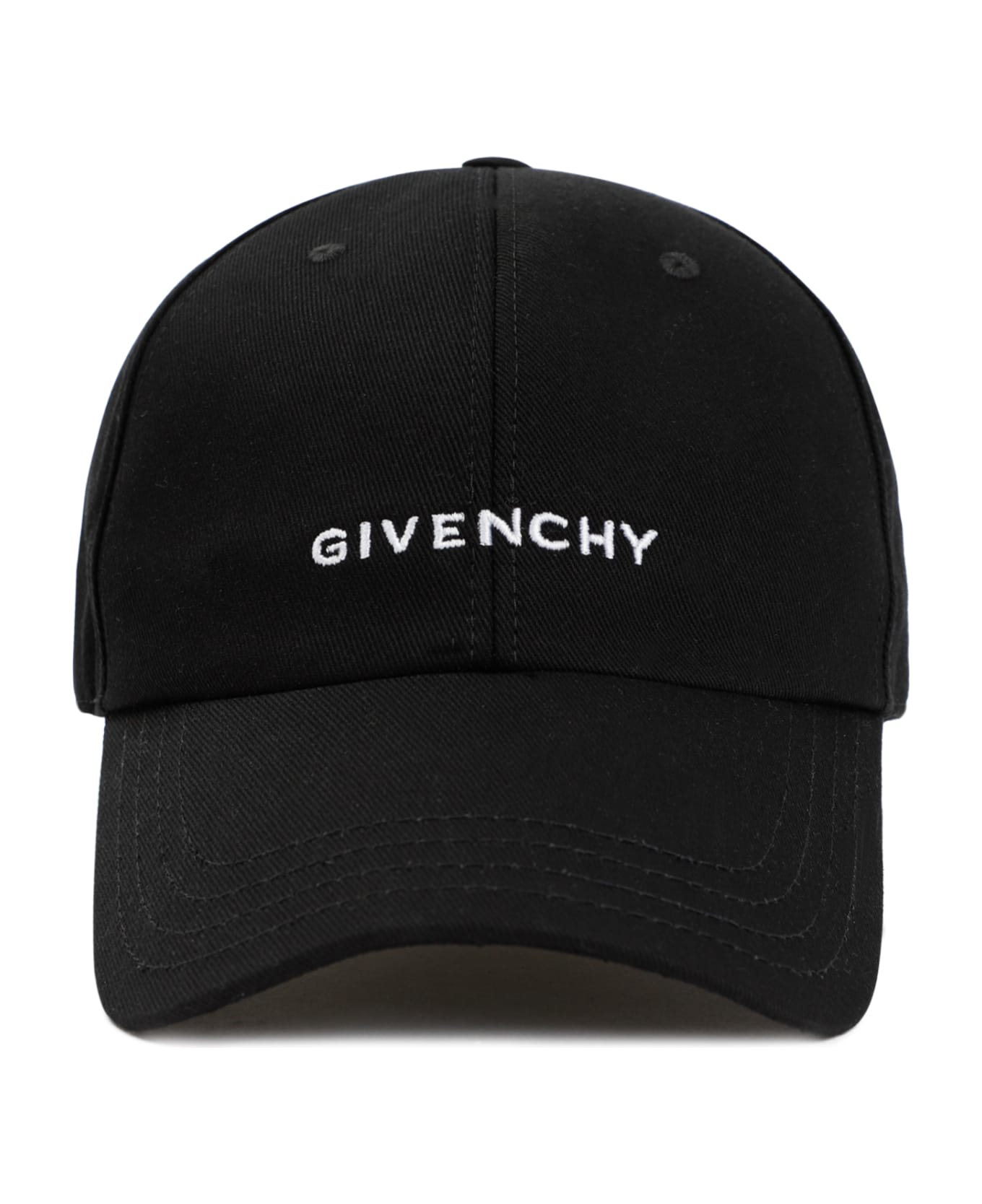 Givenchy Embroidered Cap - Black