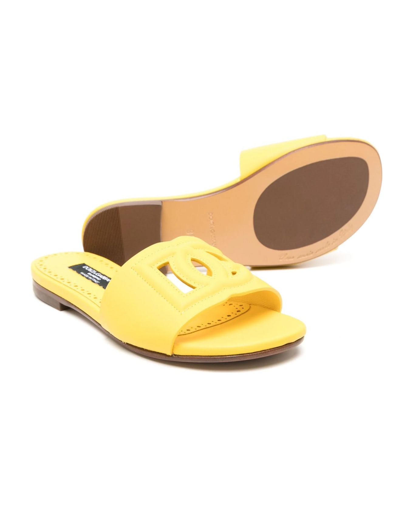 Dolce & Gabbana Sandals Yellow - Yellow