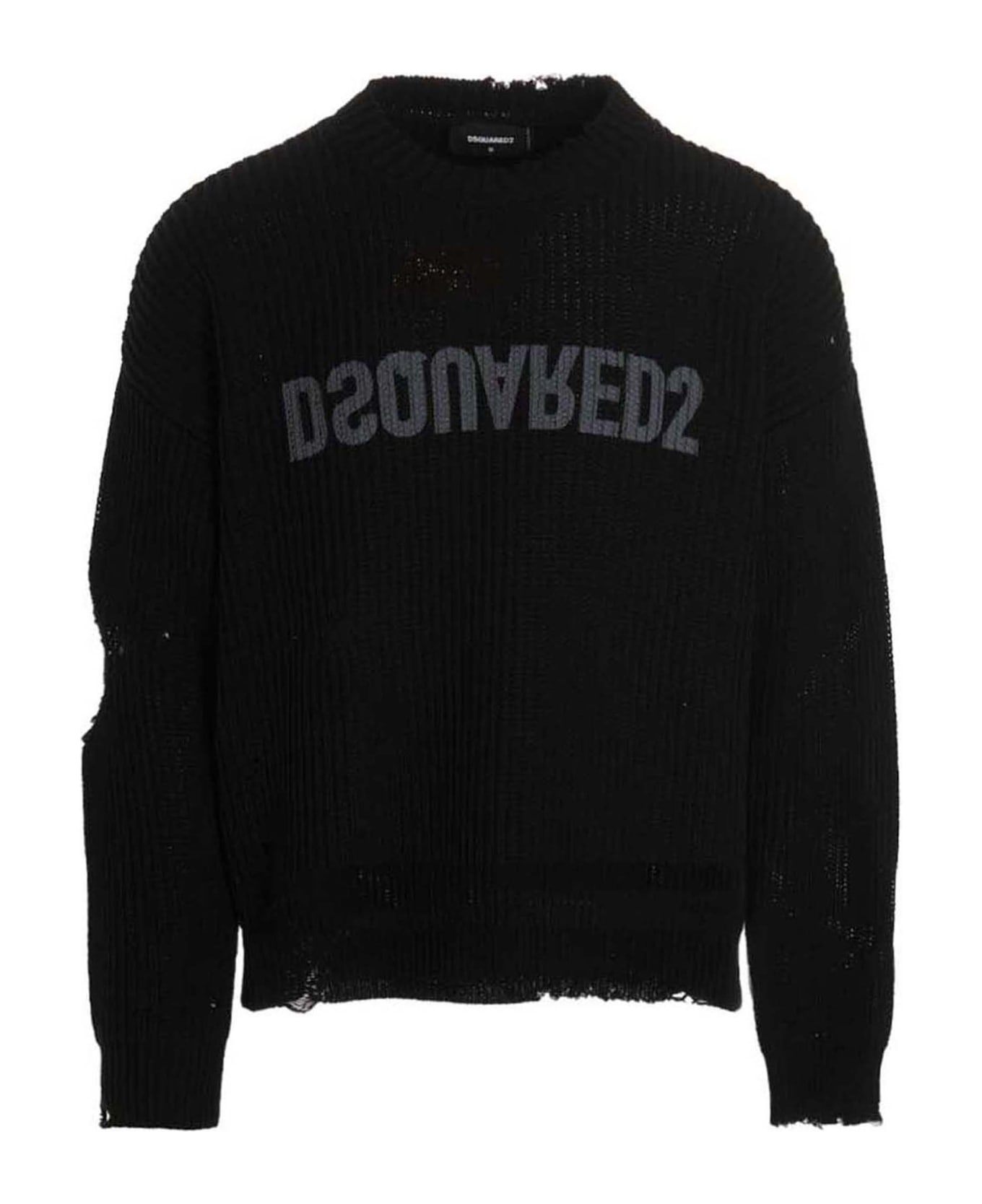 Dsquared2 'd2 Reverse' Sweater - Black  