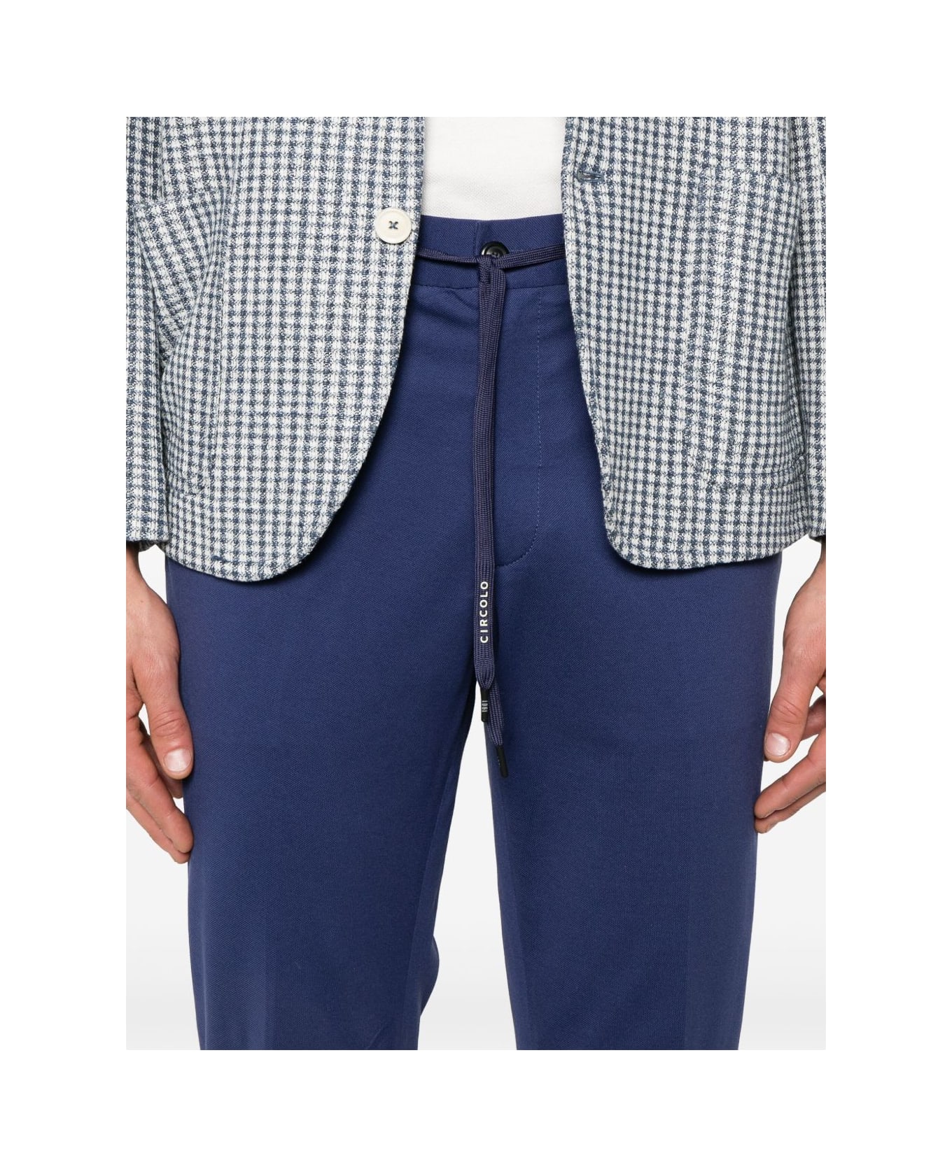 Circolo 1901 Cotton Trousers - Blue