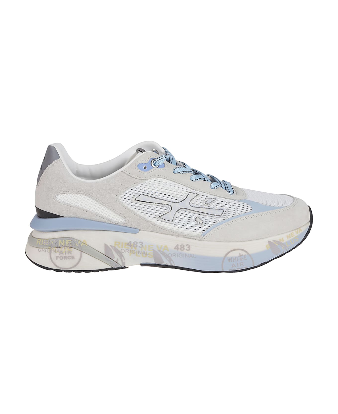 Premiata Moerun Sneakers - White/light Blue
