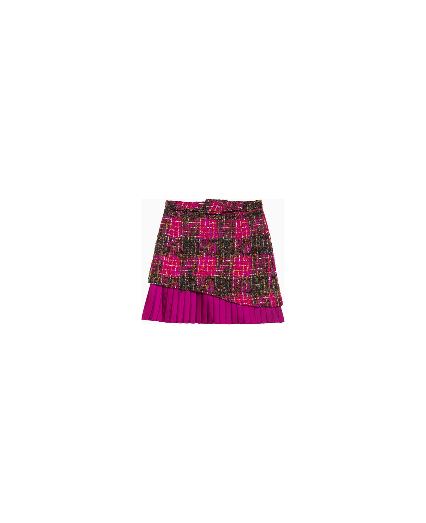 Andersson Bell Skirt With Layered Pleats - PINK