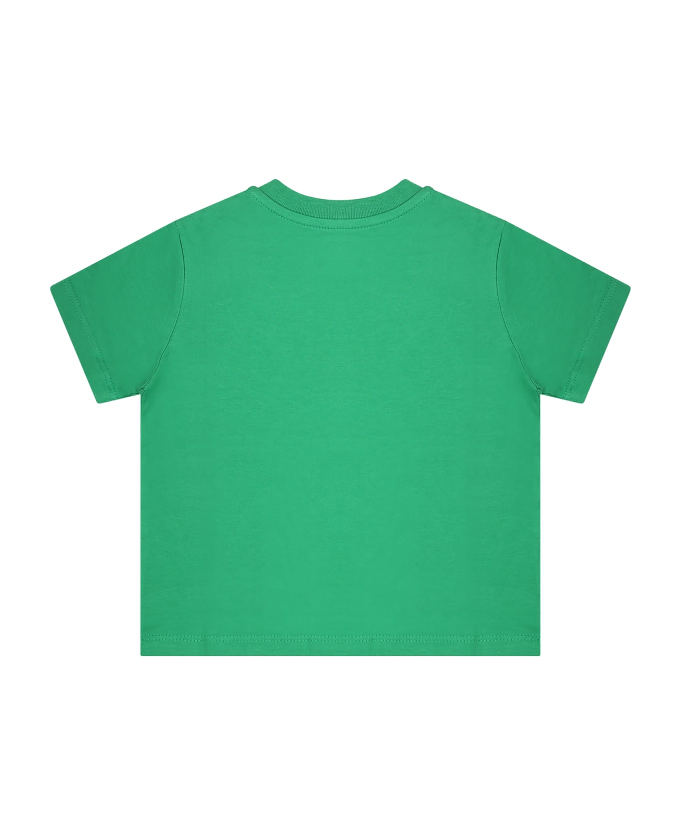 Ralph Lauren Green T-shirt For Baby Boy With Pony - Green