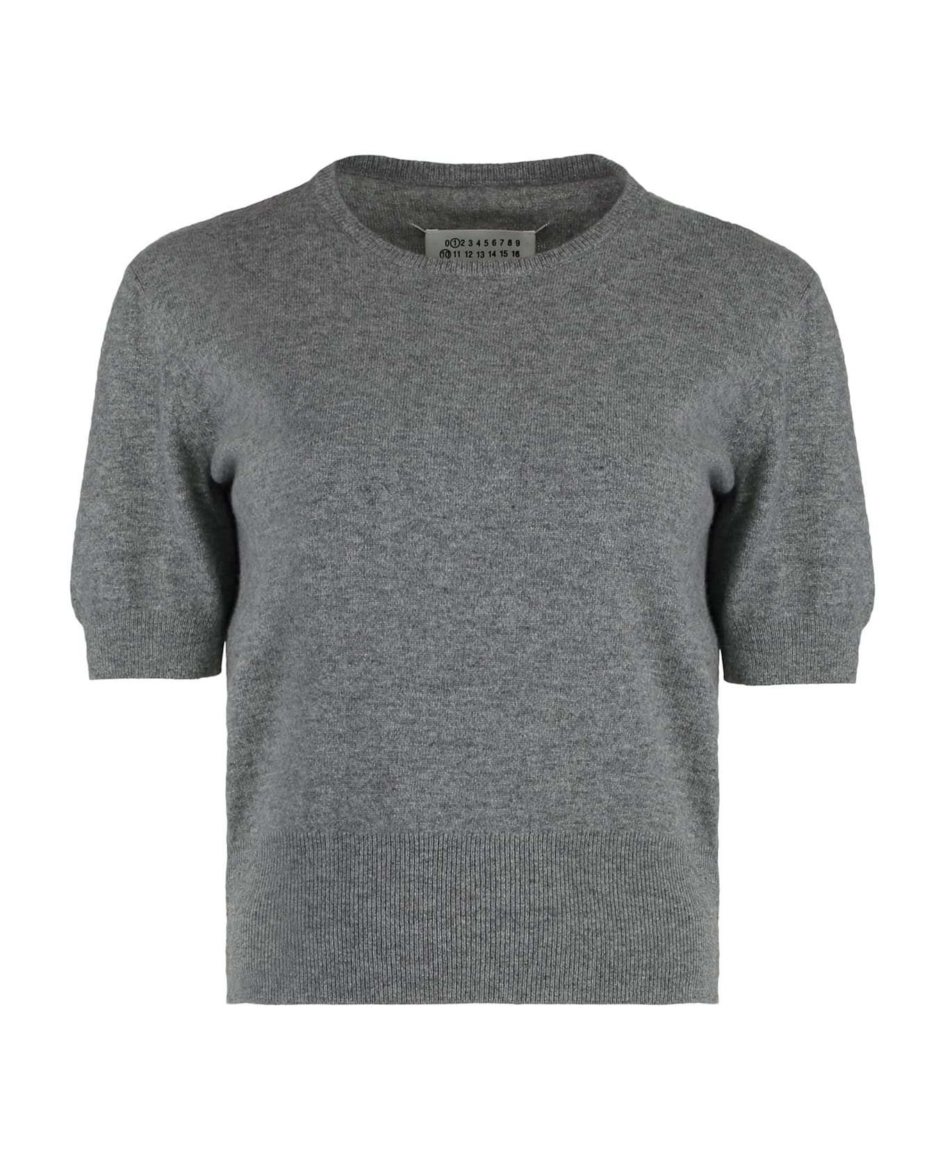 Maison Margiela Short Sleeve Sweater - grey