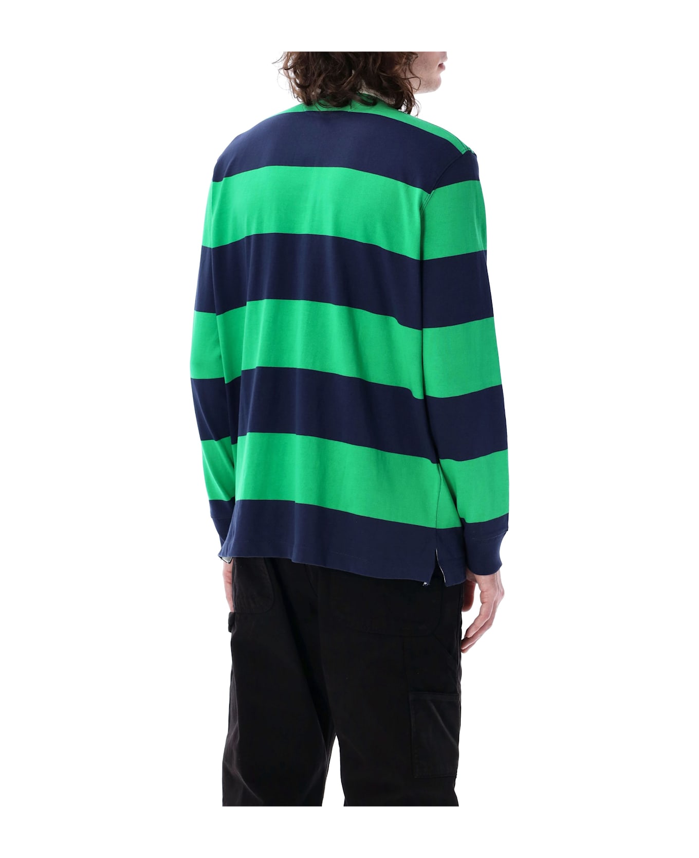 Polo Ralph Lauren The Iconic Rugby Shirt - GREEN NAVY