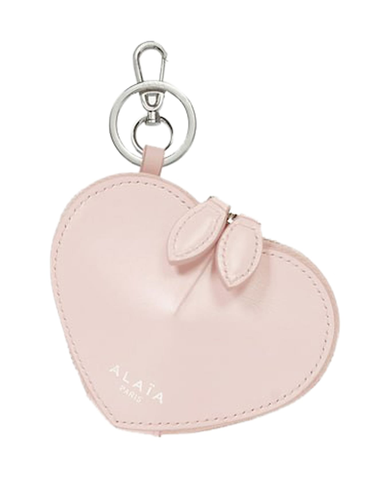 Alaia Le Coeur Mini Wallet - Rose Dragee