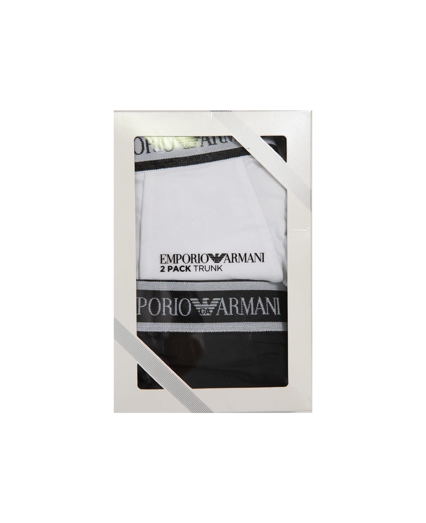 Emporio Armani Pack Of 2 Cotton Boxer Briefs - Multicolor アンダーウェア