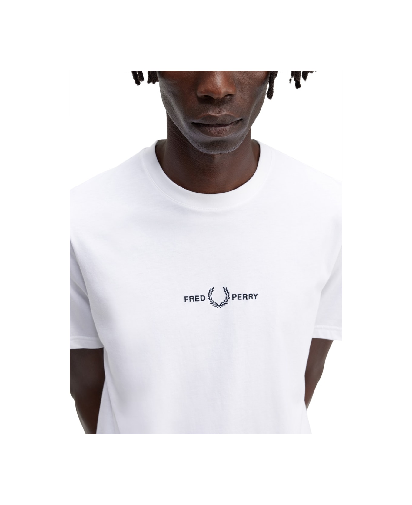 Fred Perry Jersey T-shirt - WHITE