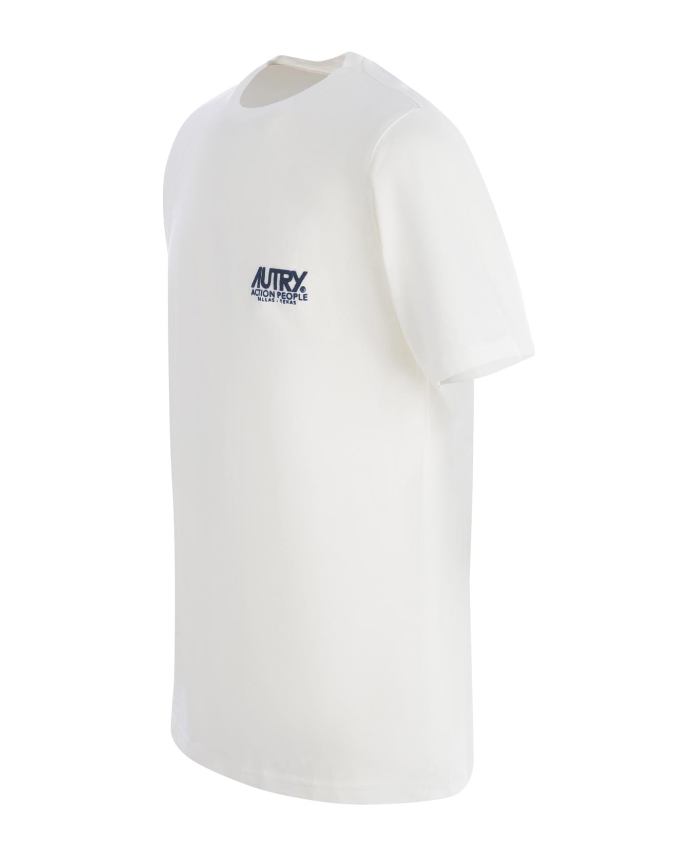 Autry T-shirt Autry In Cotton - Bianco