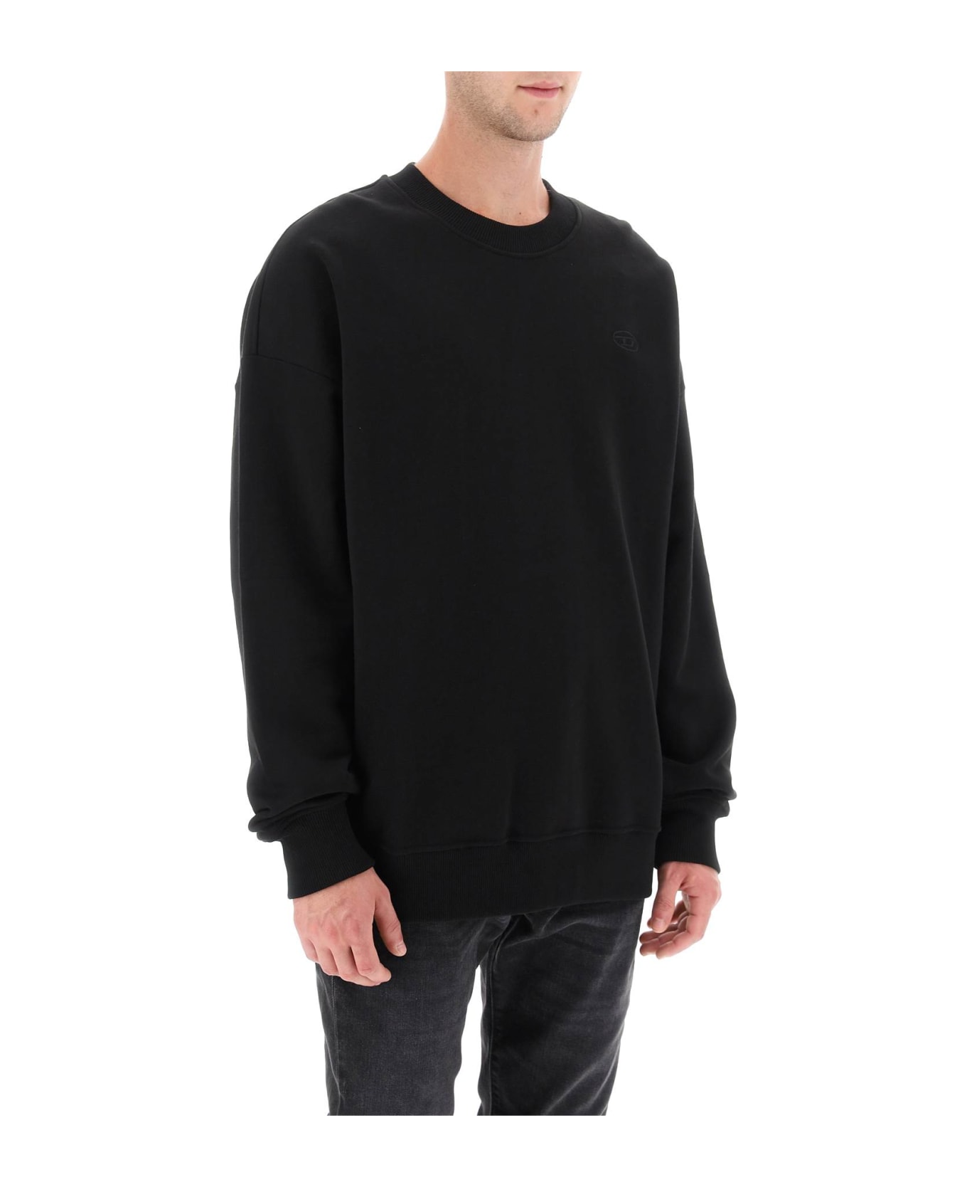 Diesel S-rob Megoval-d Sweatshirt - Black