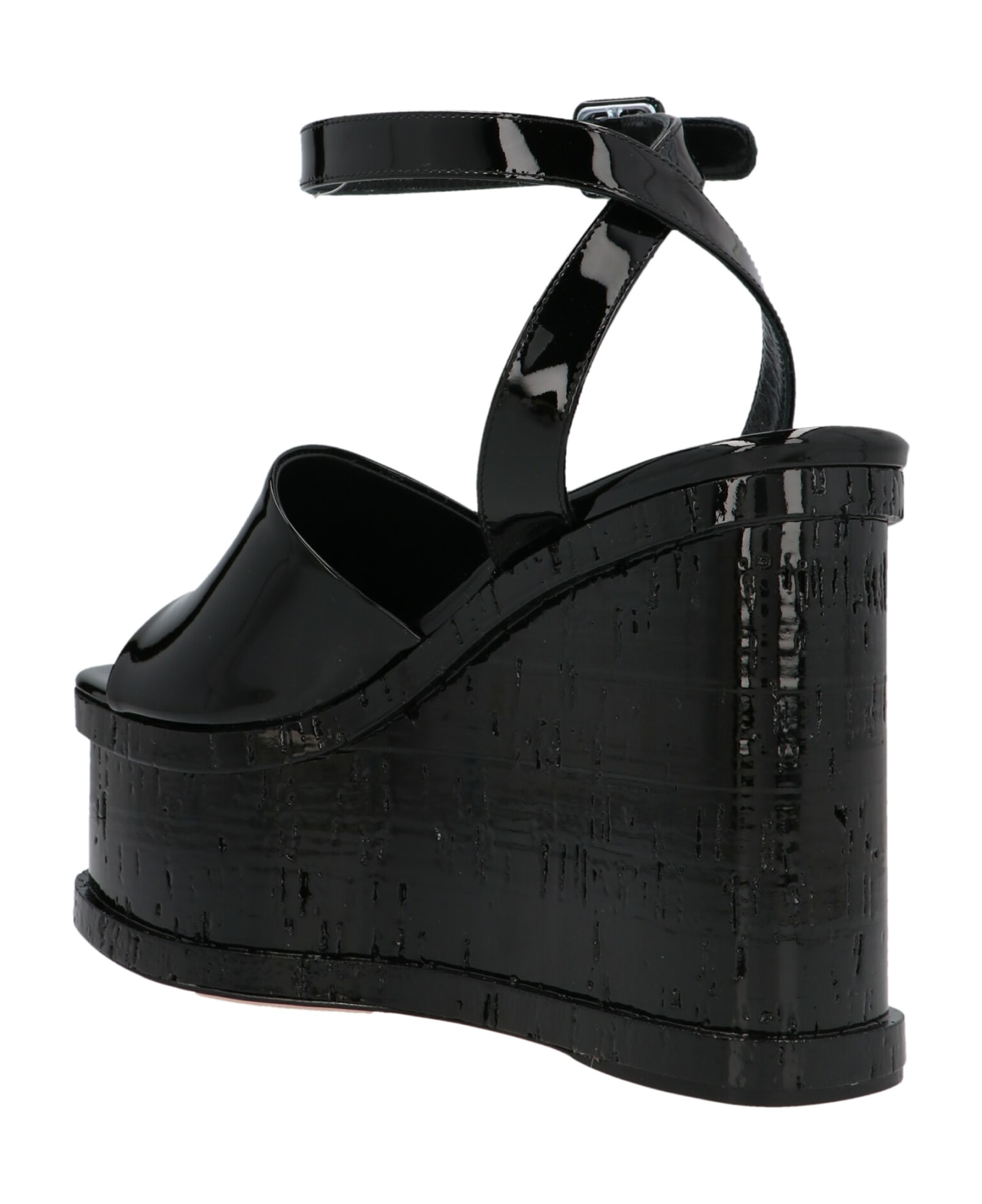 Haus of Honey 'lacquer Doll' Wedges - Black  