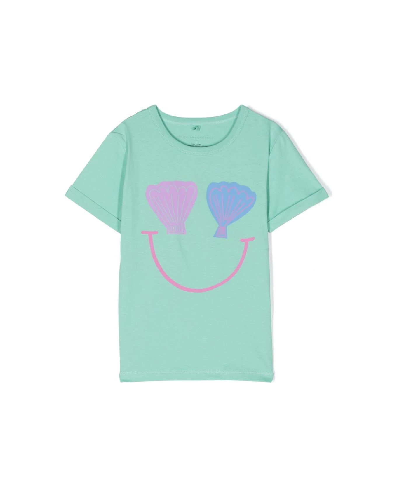 Stella McCartney Kids T-shirt Con Stampa - Green