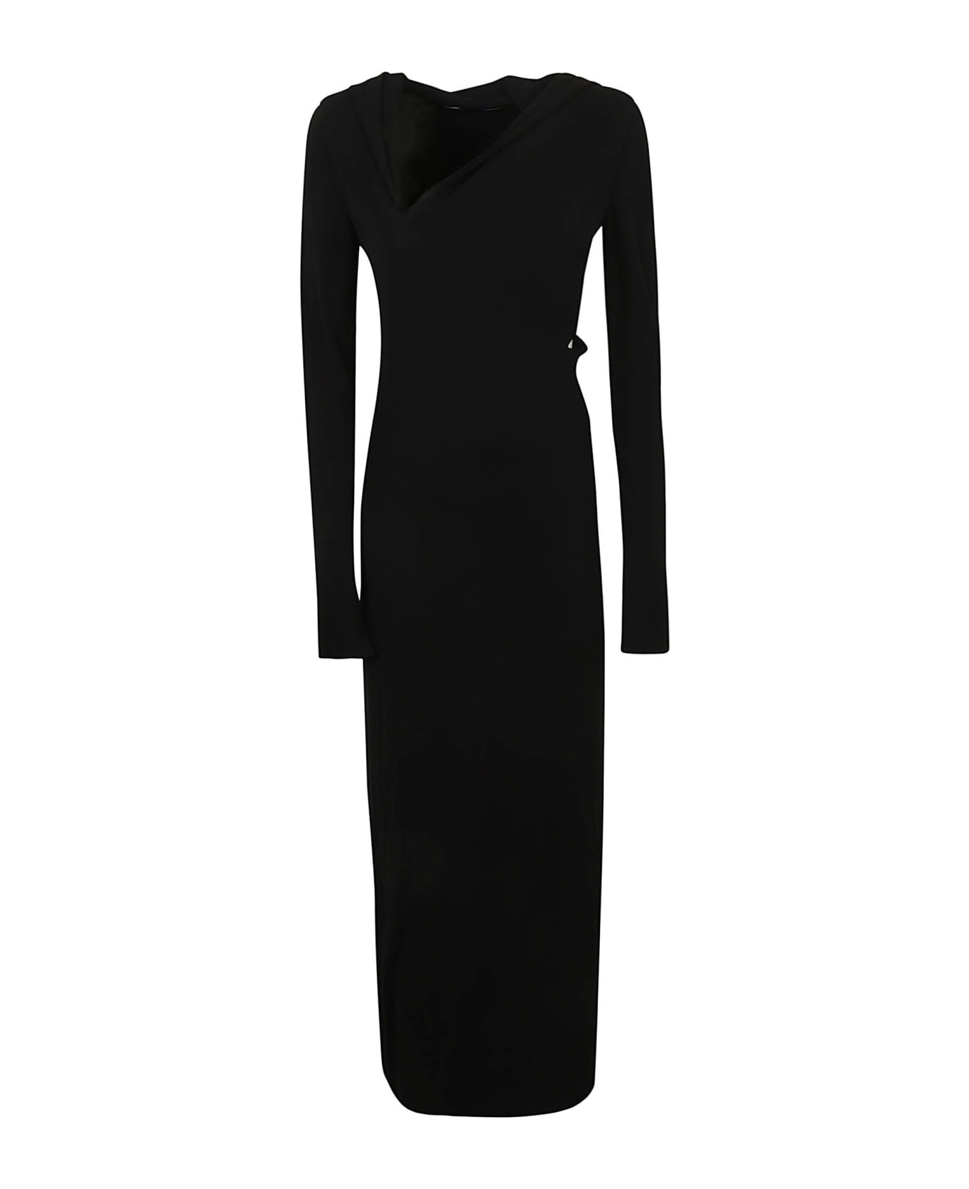 Versace Cutout Detail Slim Fit Longsleeved Dress italist, ALWAYS
