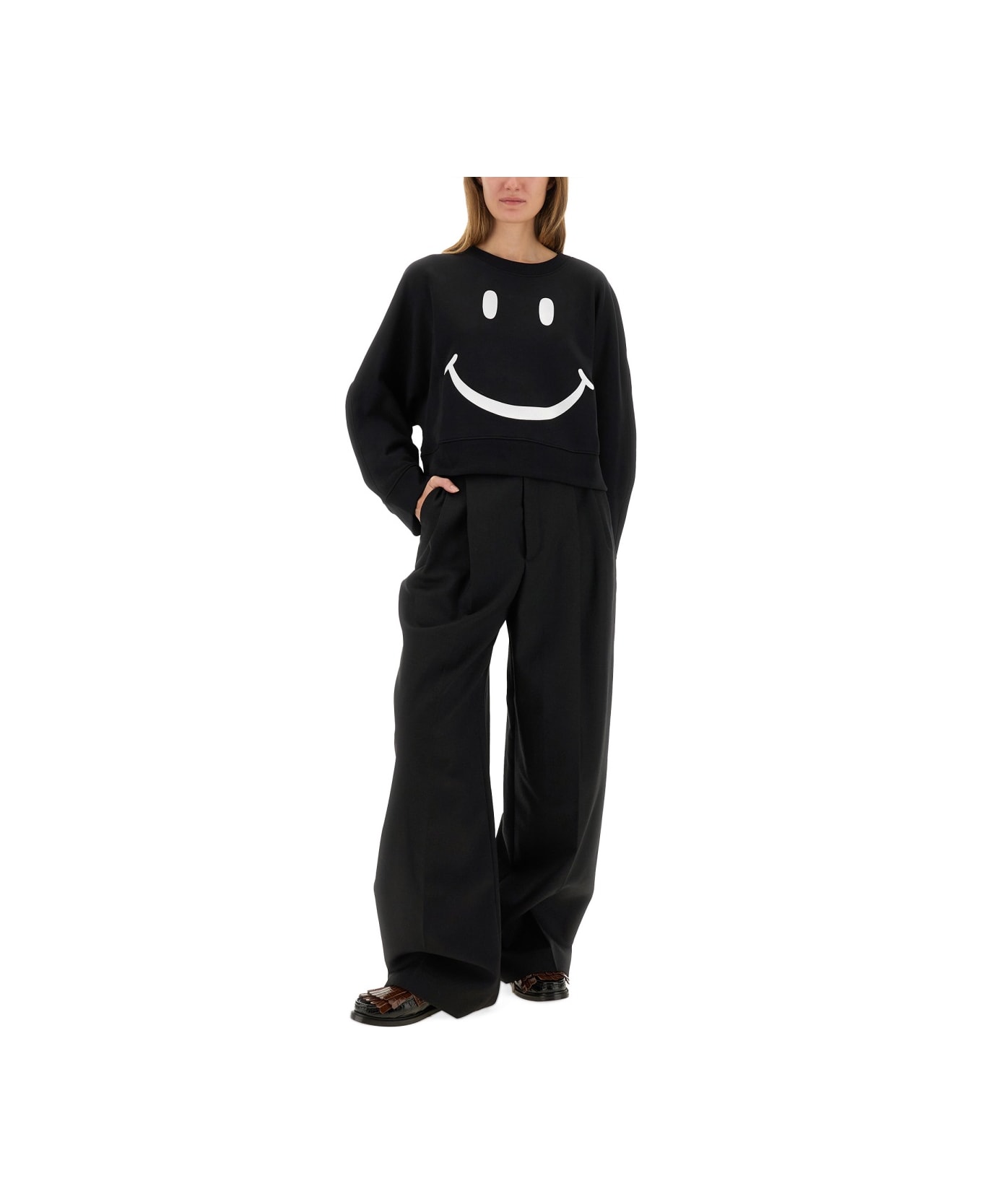 Moschino Tailored Pants - BLACK