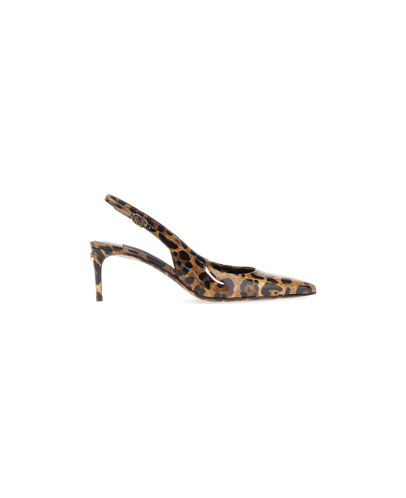 Dolce & Gabbana Sling Back With Spotted Print - MULTICOLOUR