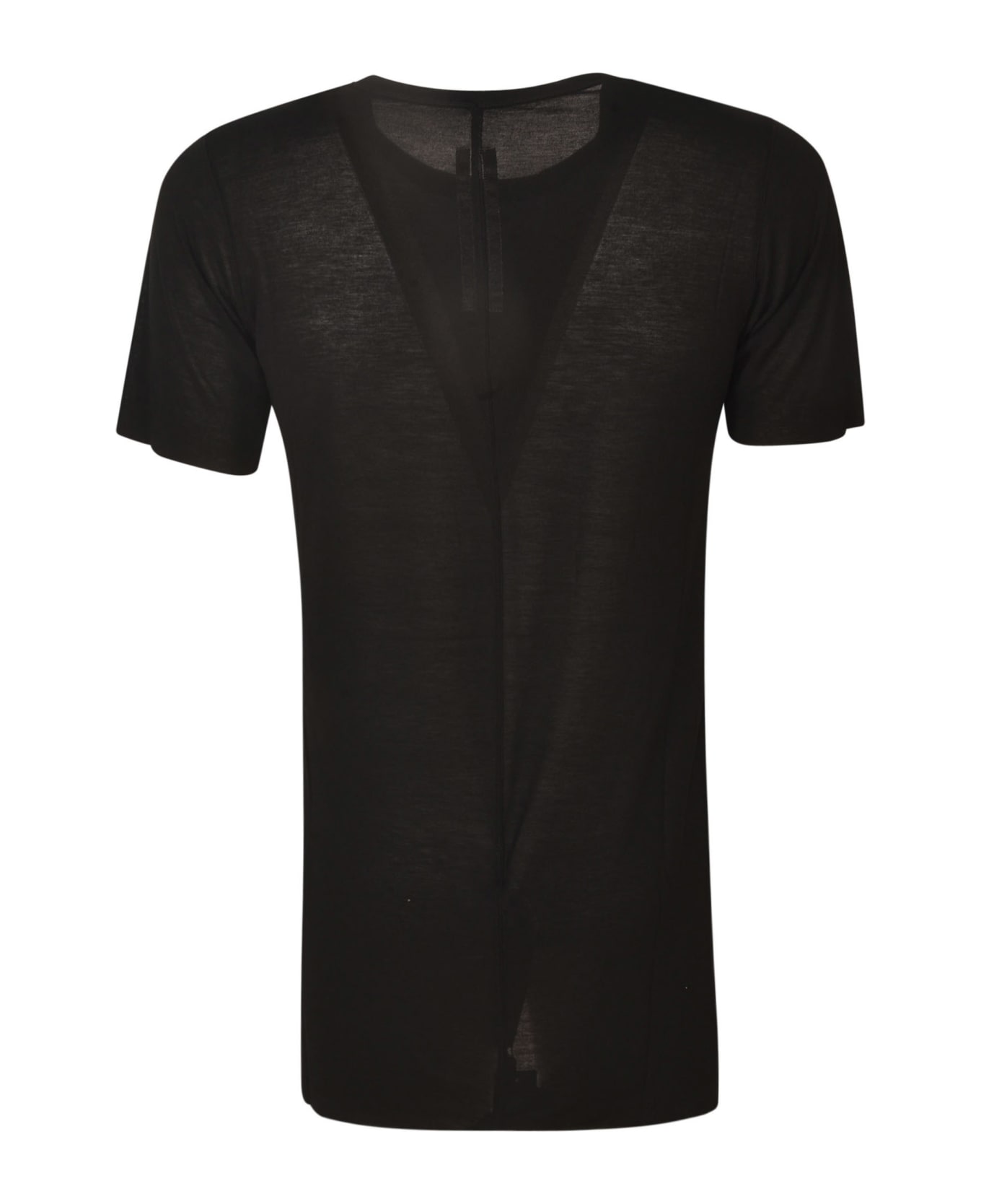 Rick Owens Round Neck Slim T-shirt - Black