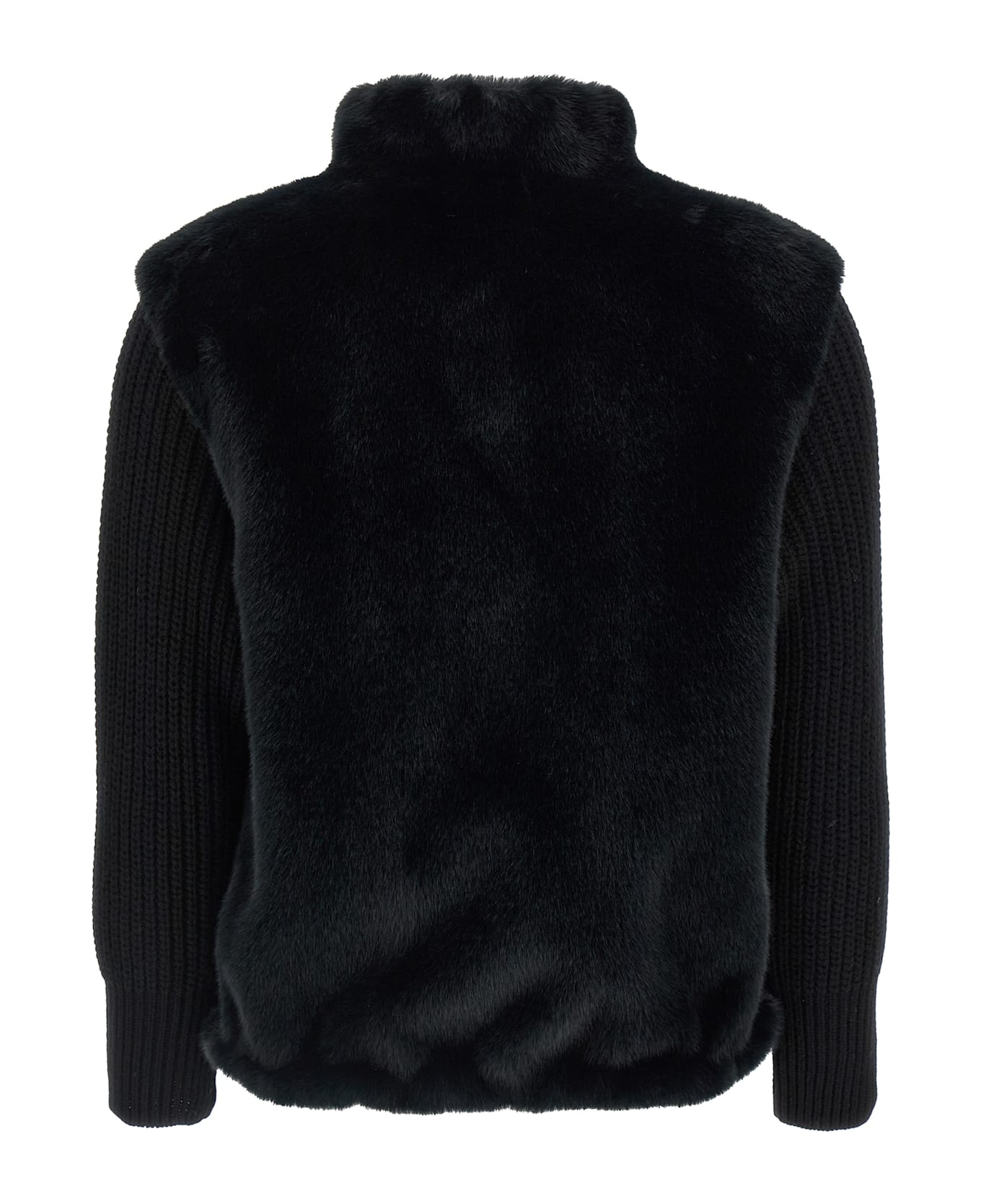 Herno 
resort
 Faux Fur Jacket - BLACK
