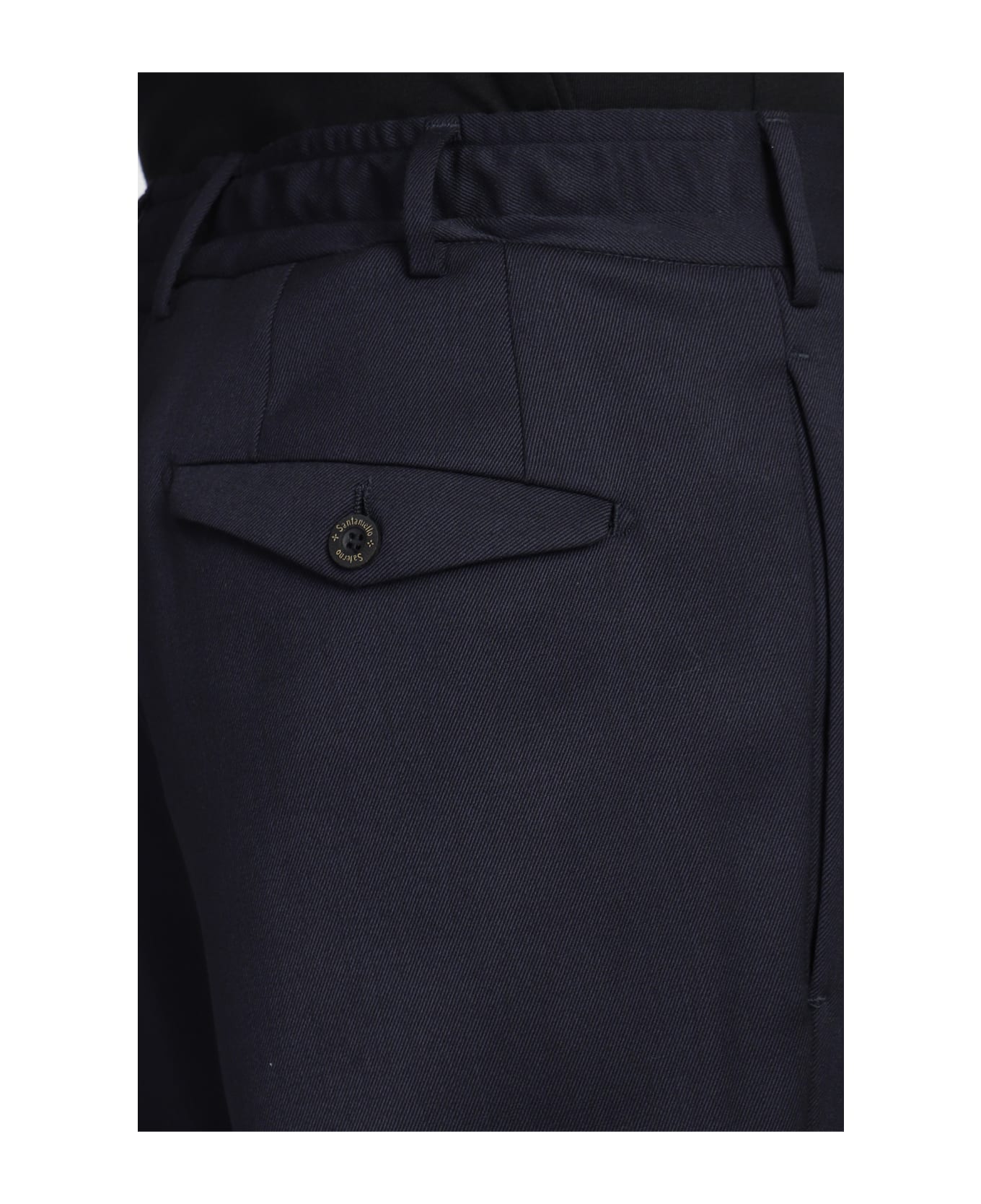 Santaniello Pants In Blue Polyester - blue