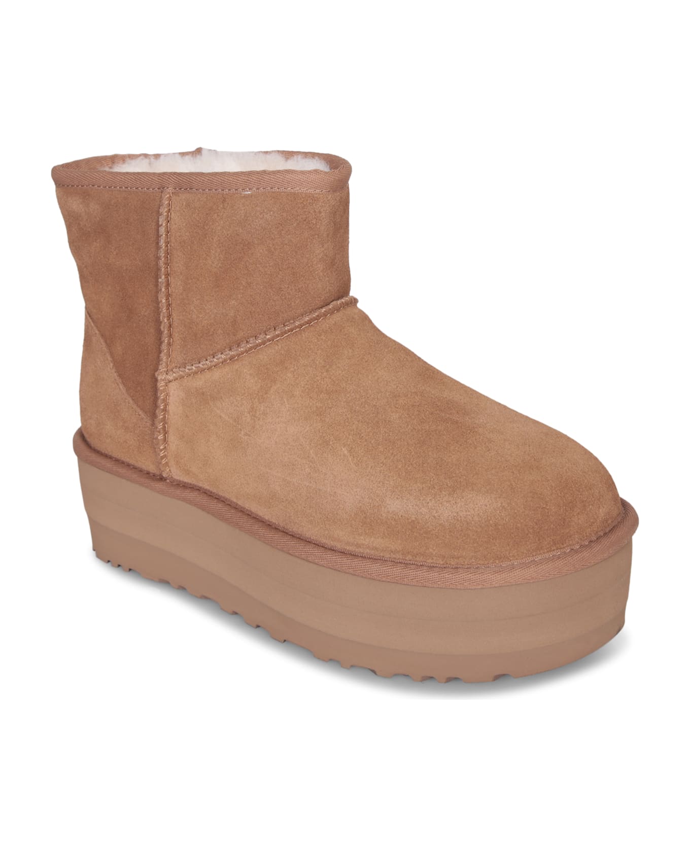 UGG Classic Mini Platform Chestnut Boot - Brown