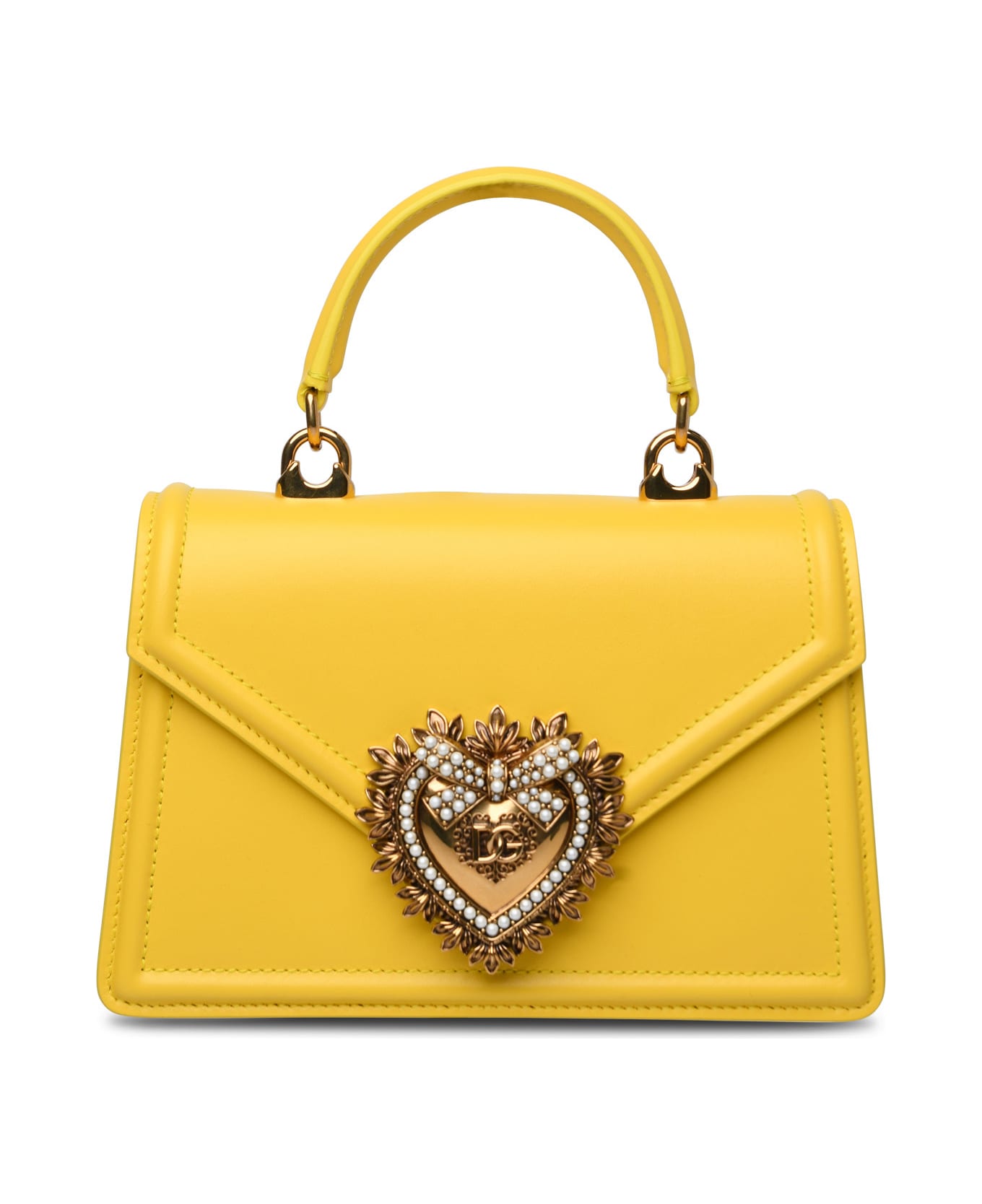 Dolce & Gabbana Devotion Bag Shoulder Bag - Yellow