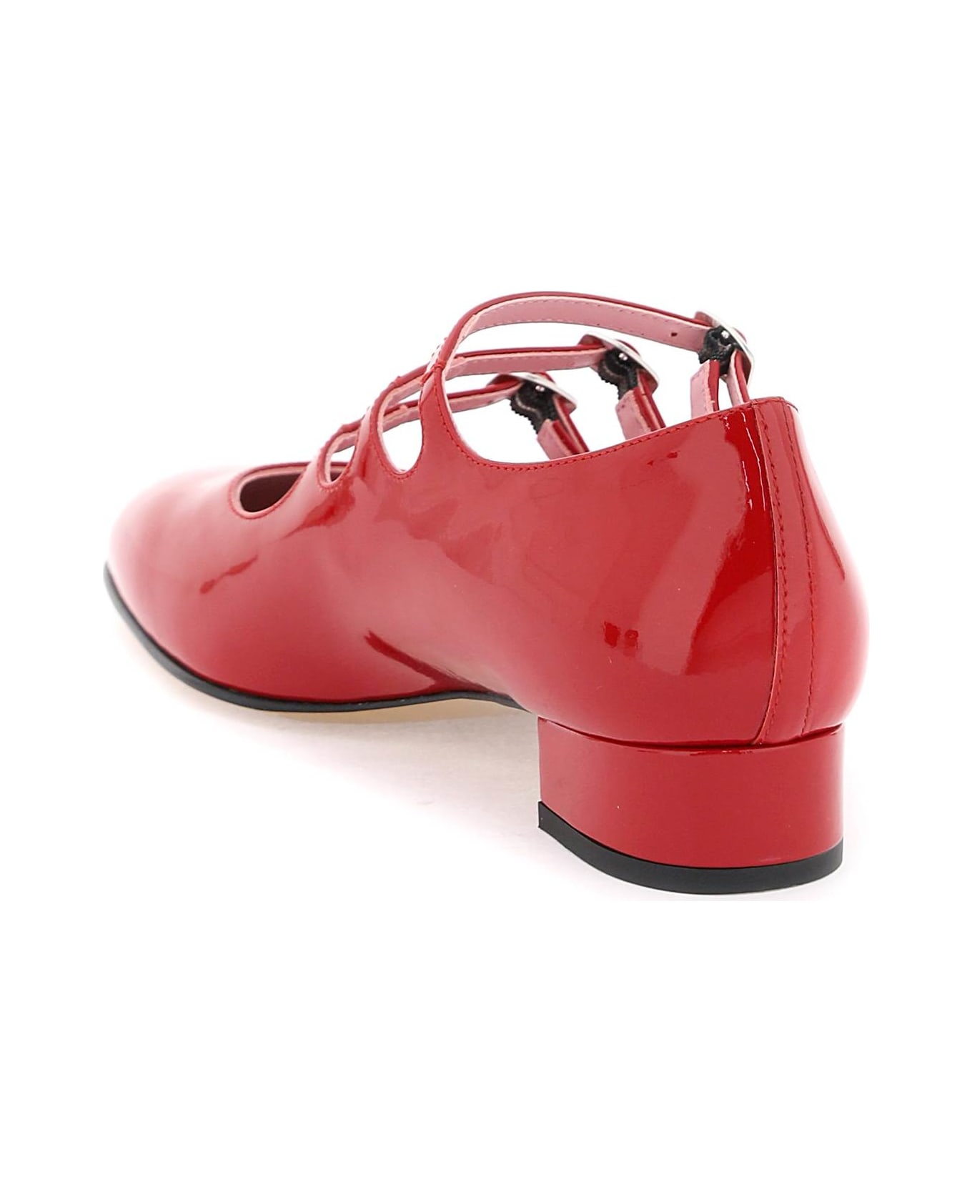 Carel Patent Leather Ariana Mary Jane - ROUGE (Red) ハイヒール