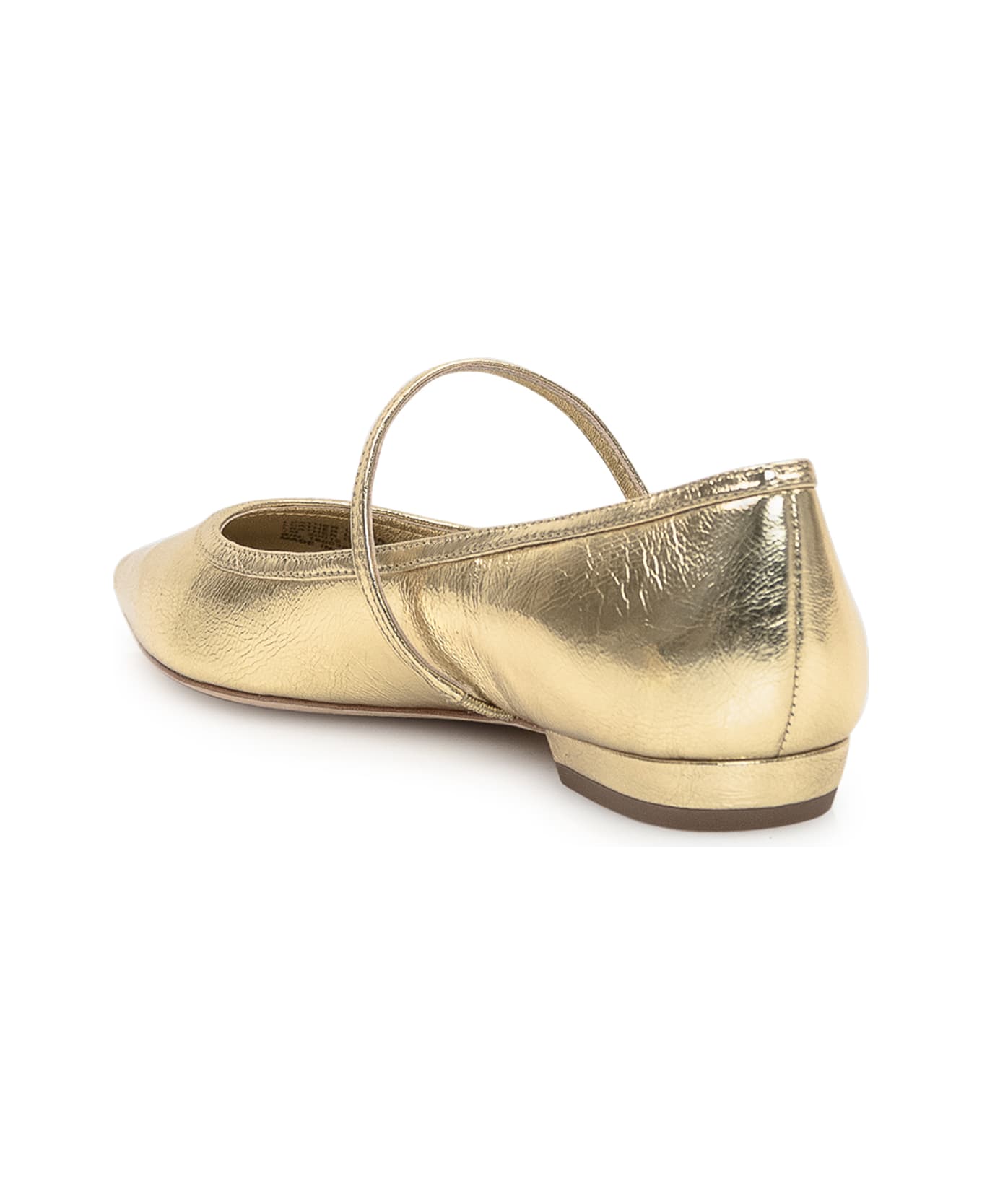 Tory Burch Double T Buckel Mary Jane Ballerinas - GOLD RUSH