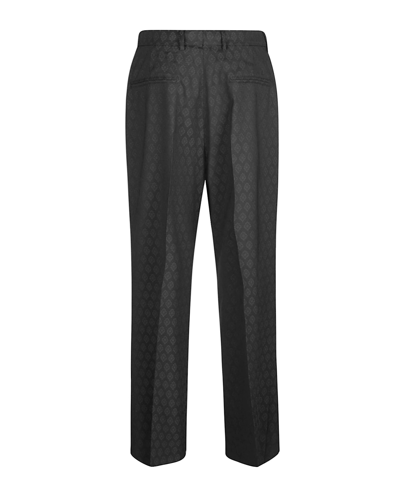 Etro Monogram Trousers - Black