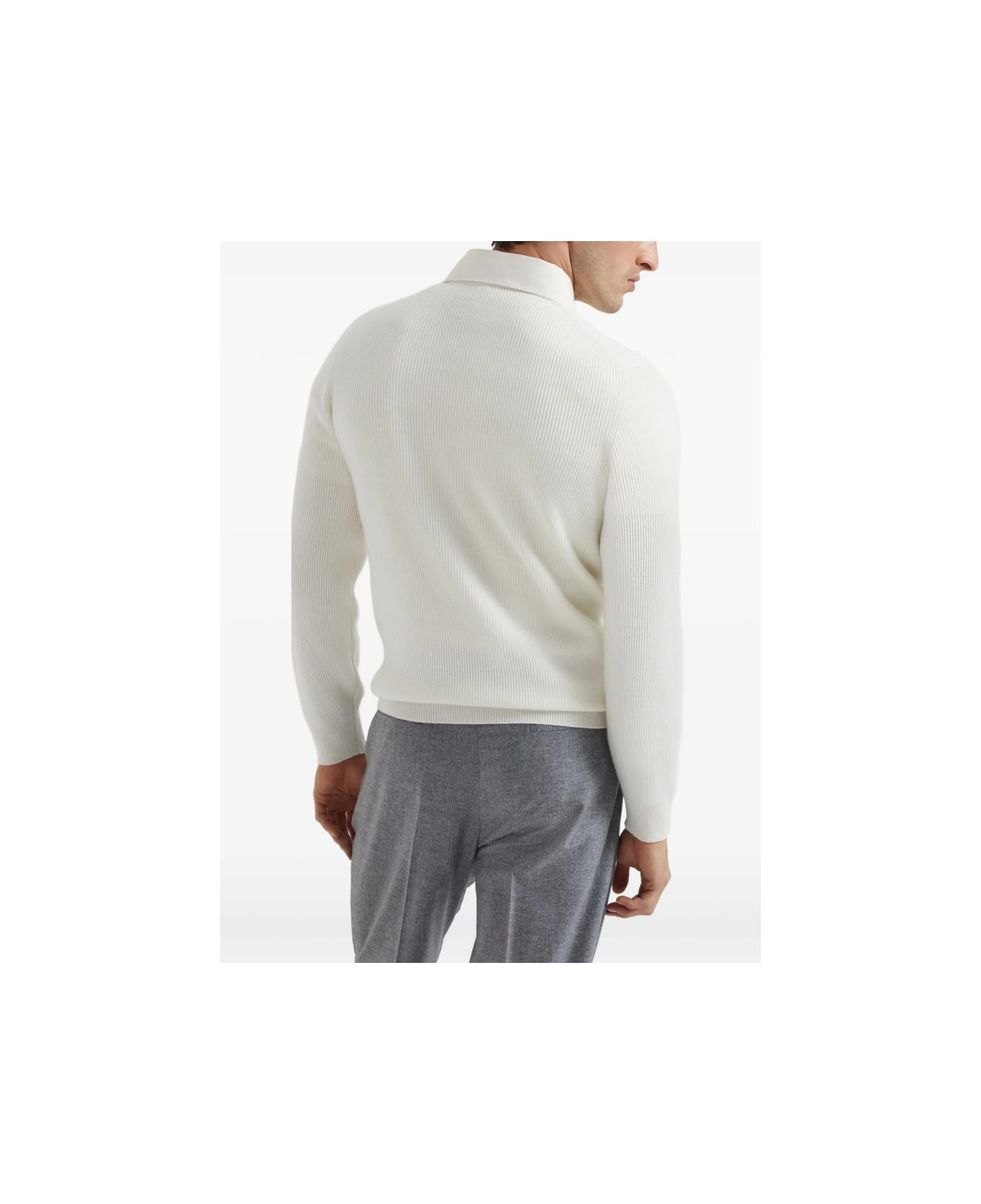 Brunello Cucinelli Sweater - WHITE