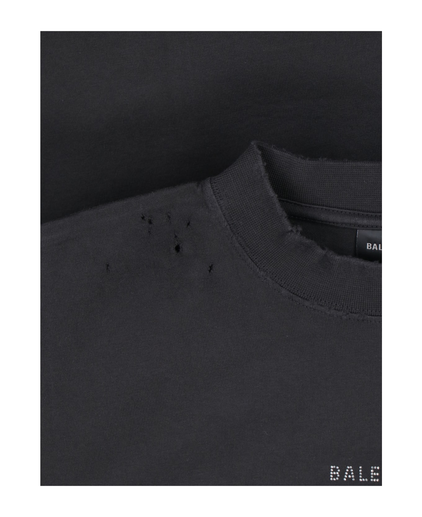 Balenciaga Retro Logo T-shirt - Black