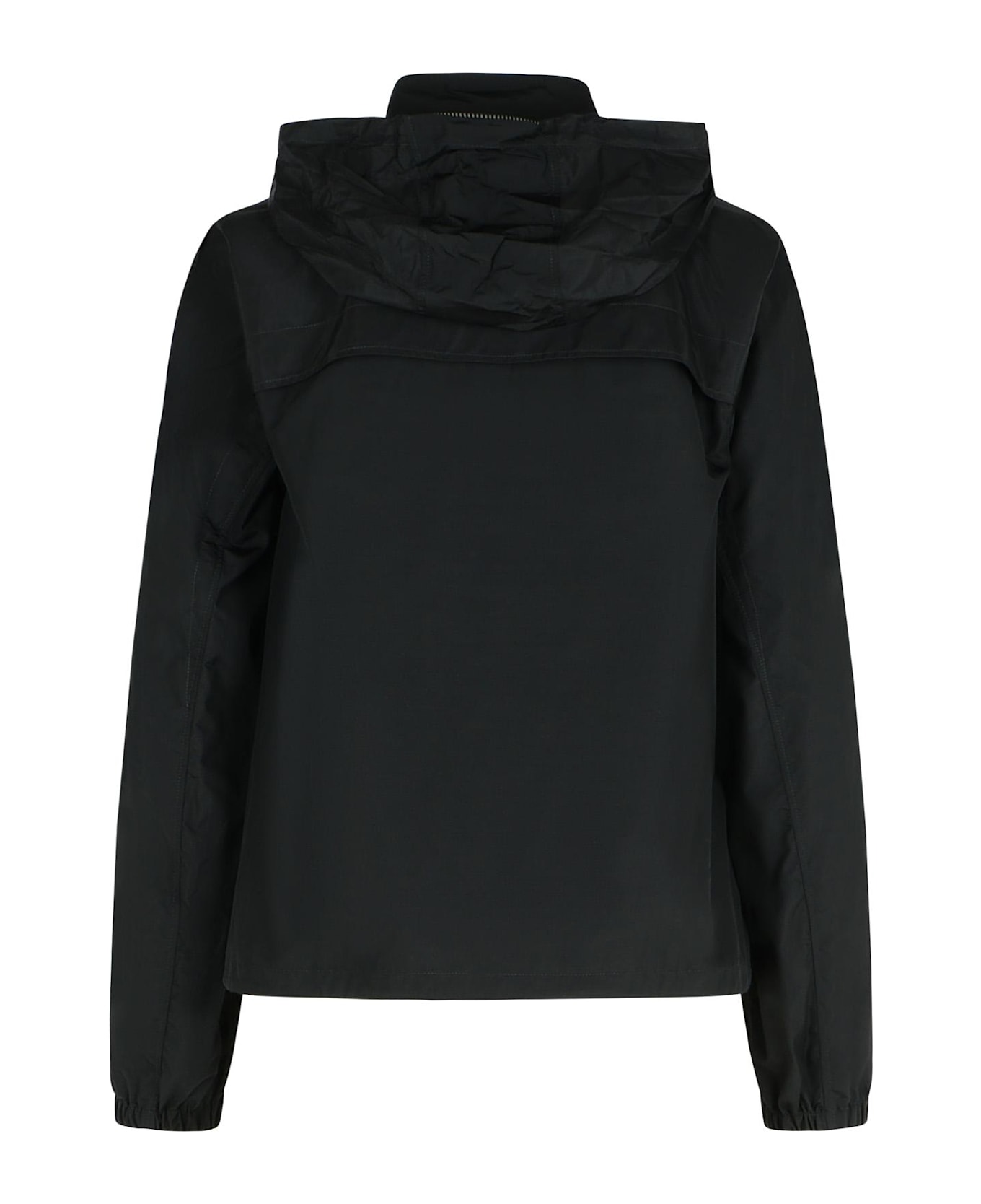 Burberry Black Cotton Blend Jacket - Black