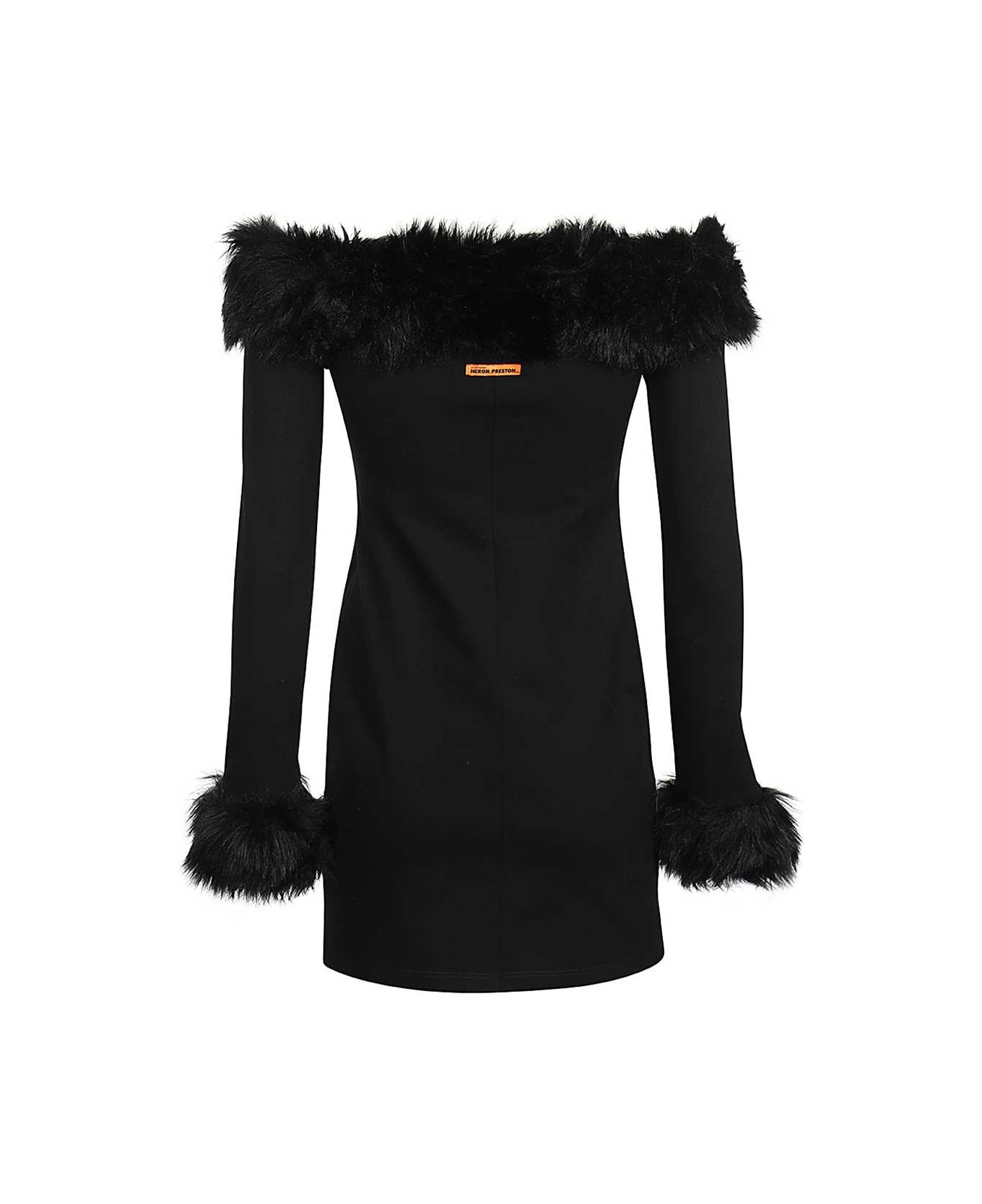 HERON PRESTON Strapless Dress - black