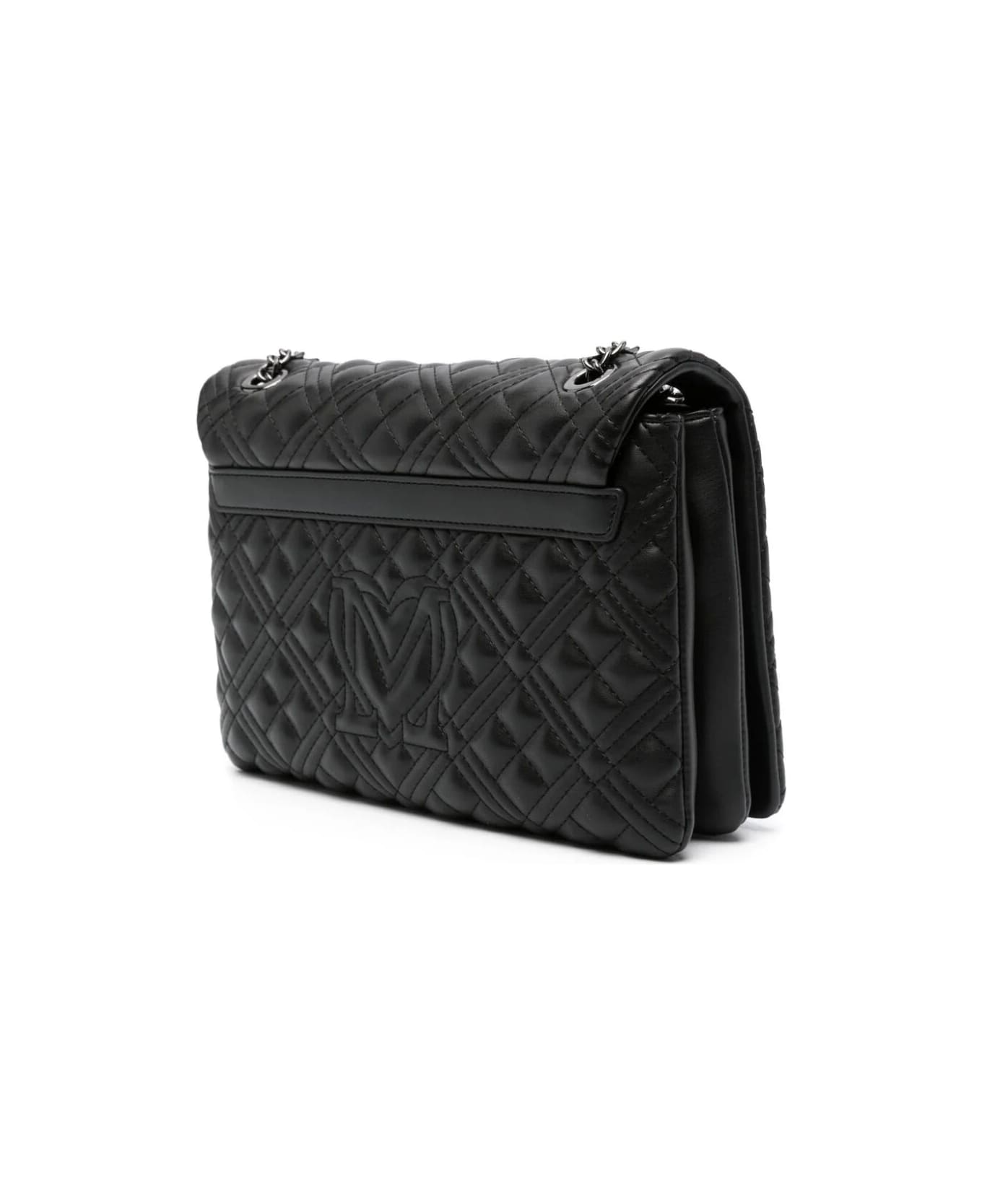 Love Moschino Quilted Shoulder Bag - A Black