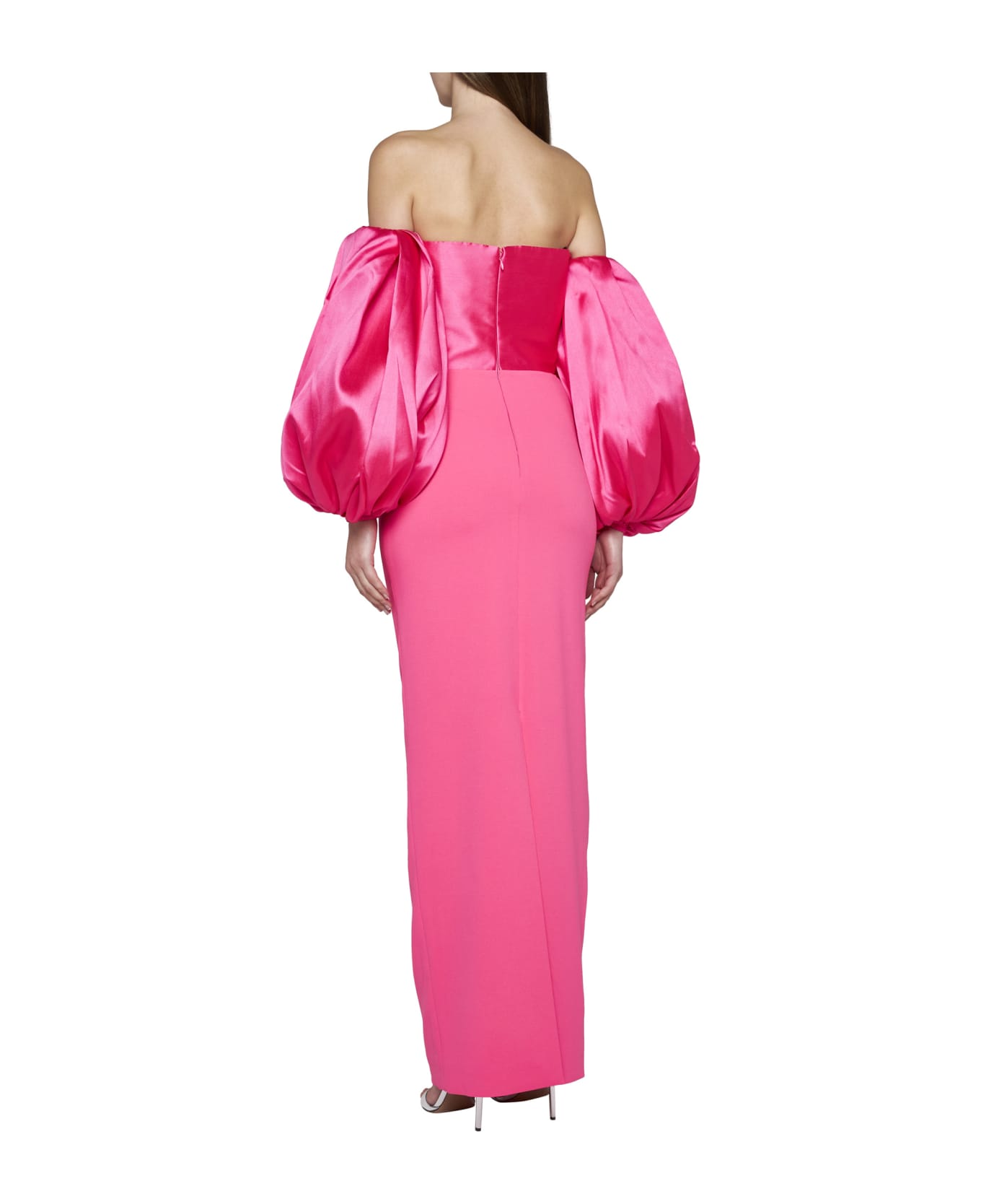Solace London Dress - Ultra pink ワンピース＆ドレス