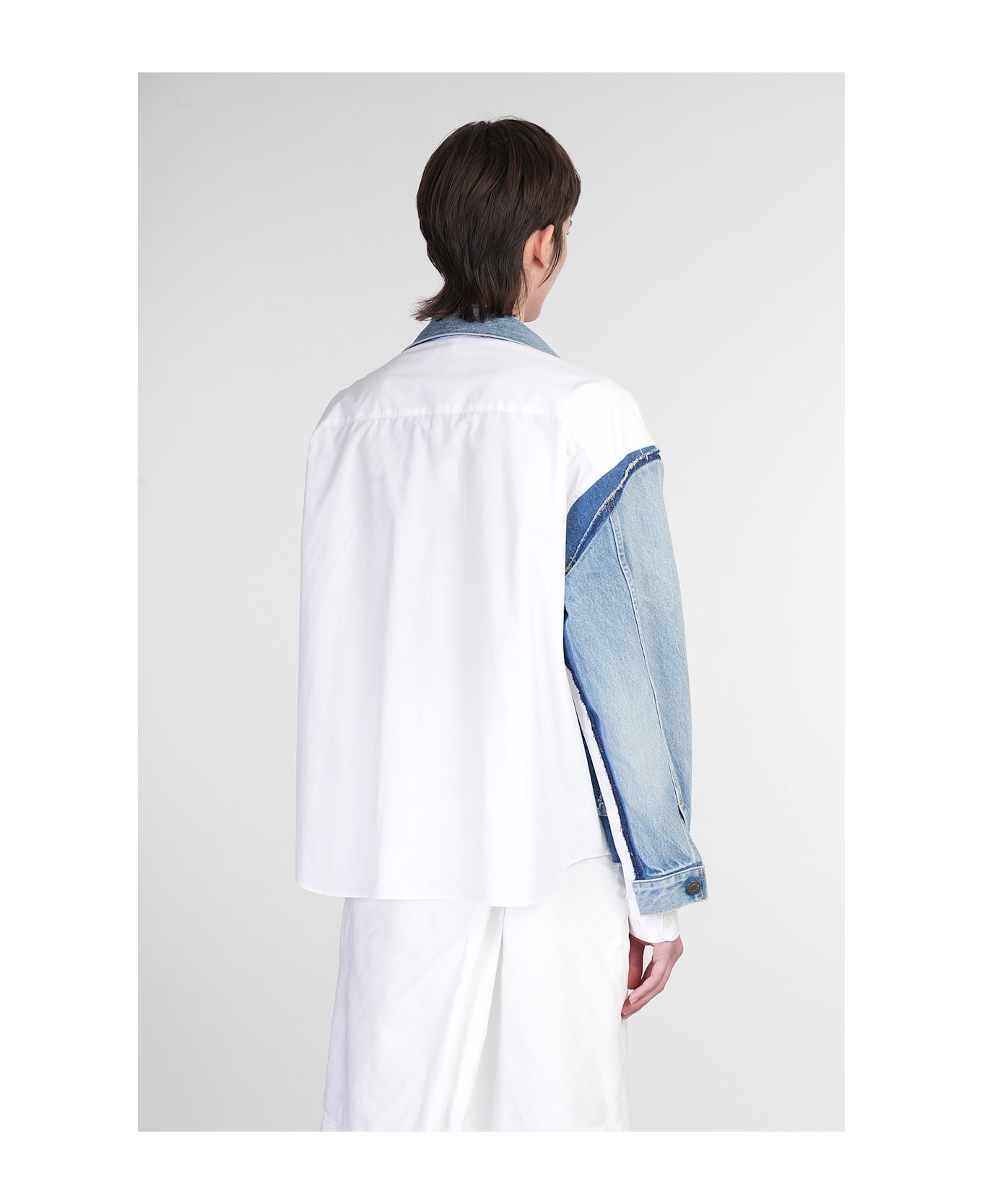 Junya Watanabe Shirt In Blue Cotton - blue