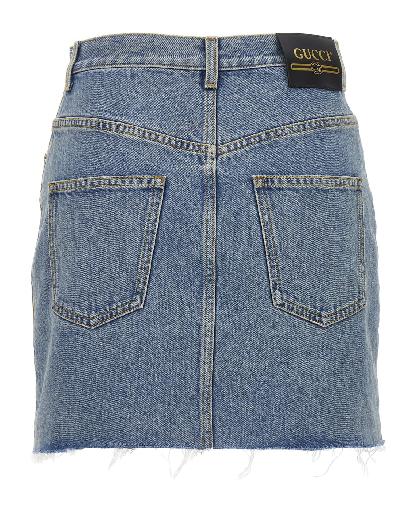 Gucci Denim Skirt - Light Blue