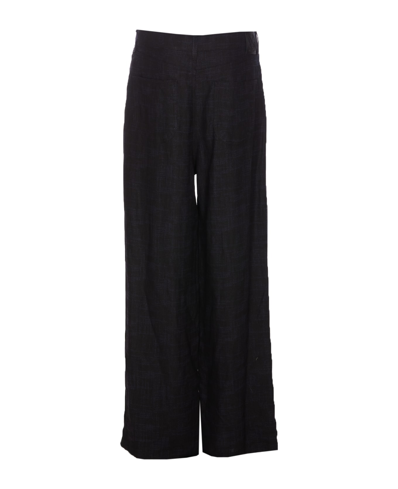 Off-White 90s Logo Baggy Tapered Trousers - Black ボトムス