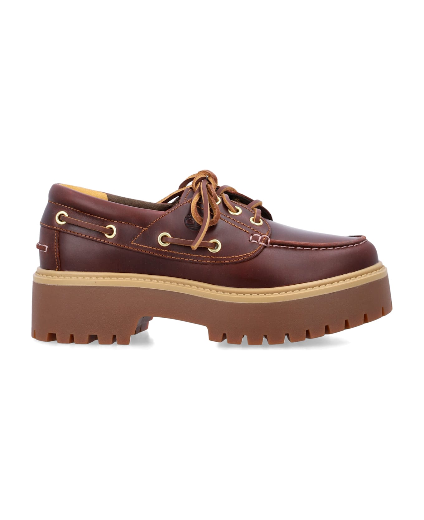 Timberland Leather Platform Boat Shoes - ROOTBEAR