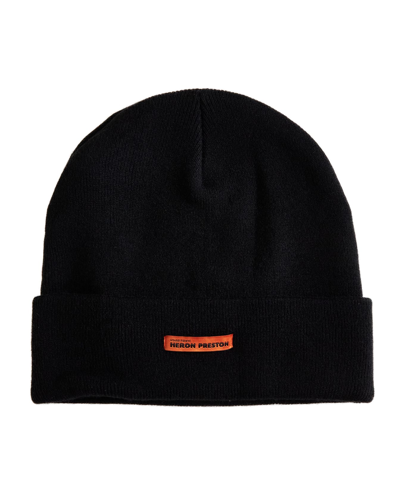 HERON PRESTON Black Wool Beanie - BLACK 帽子