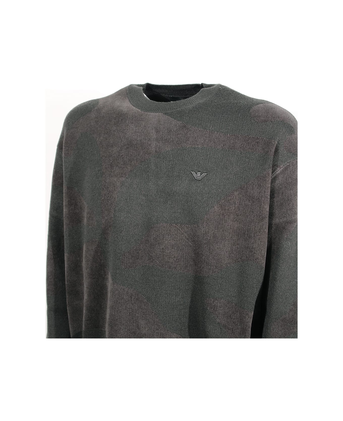 Emporio Armani Sweater - Marrone ニットウェア