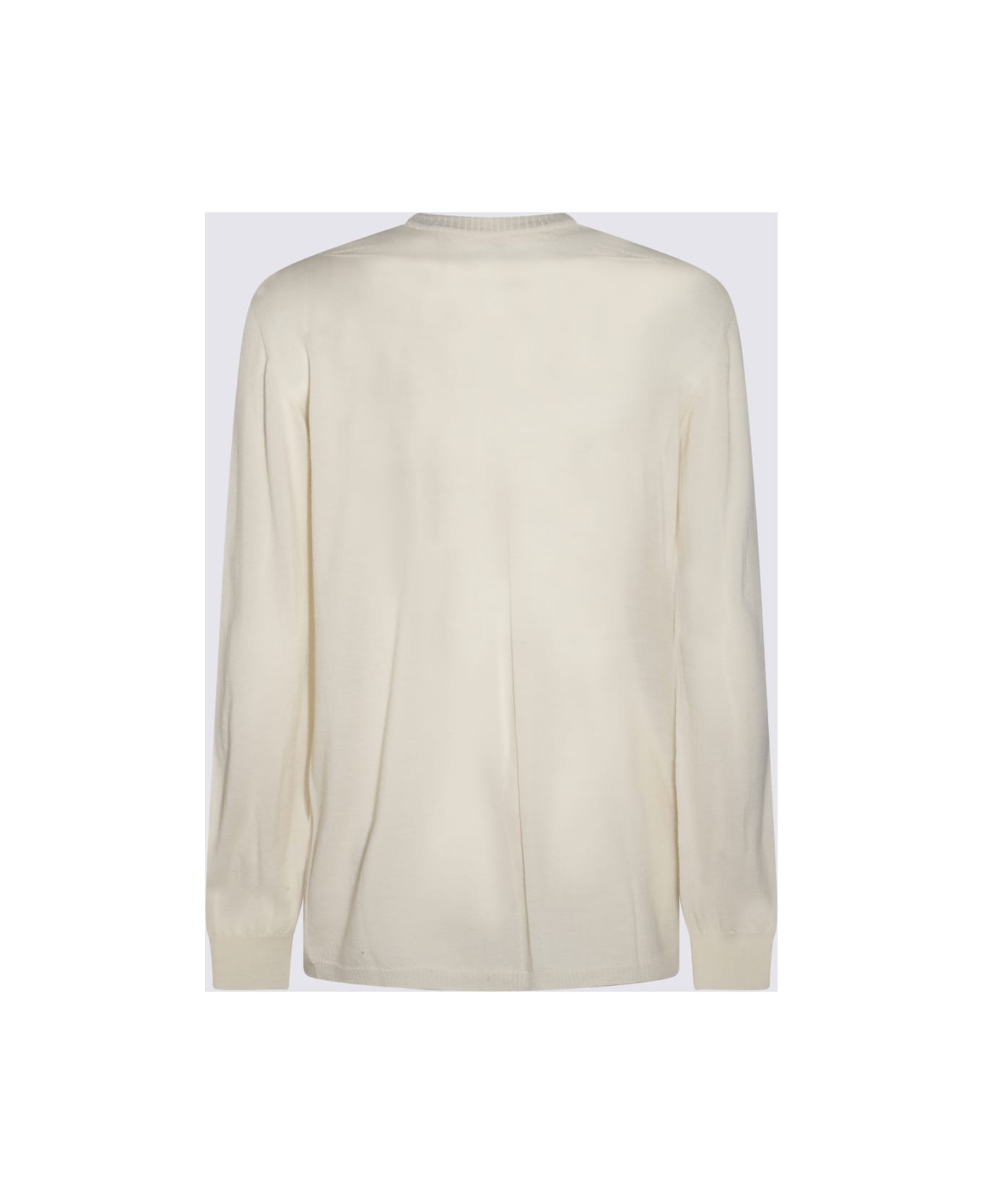Rick Owens White Wool Knitwear - DINGE