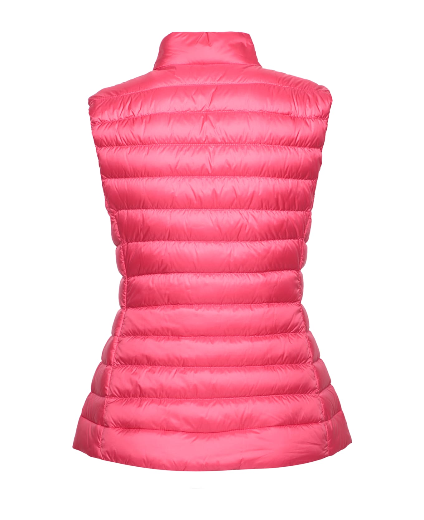 Moncler Fluo Fuchsia Nylon Igens Sleeveless Down Jacket - FUXIA