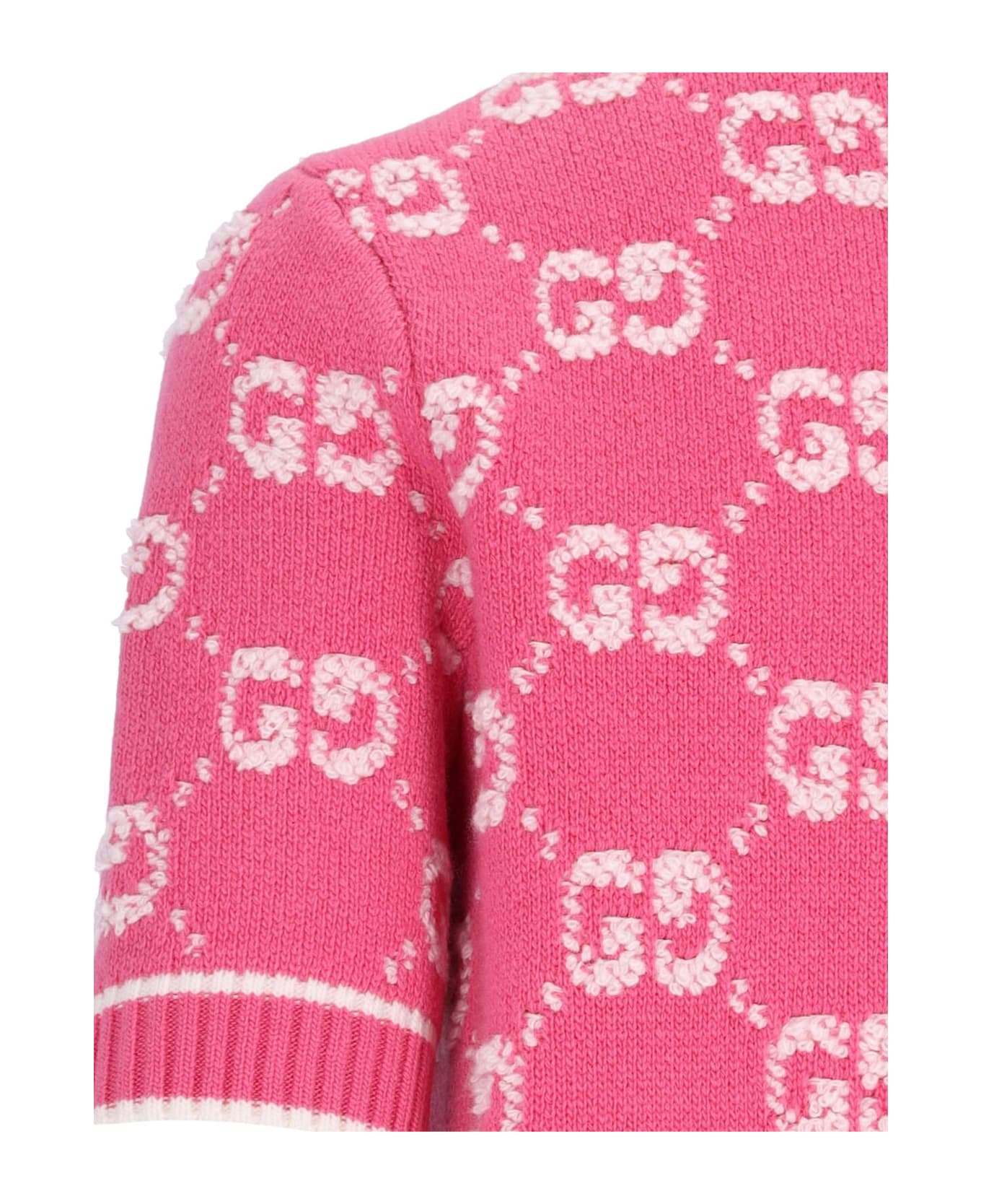 Gucci 'gg Bouclé' Sweater - BALOONPINK