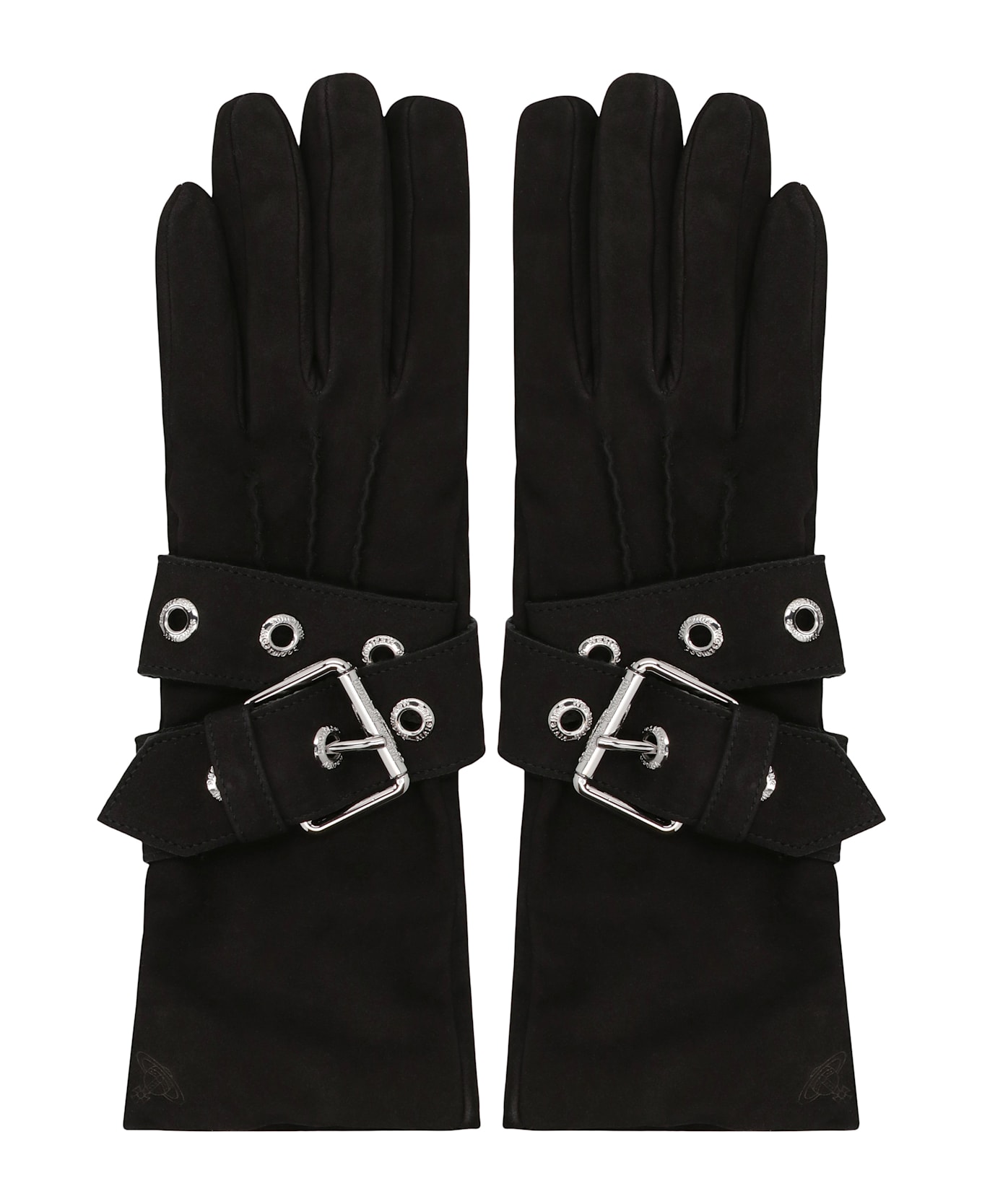 Vivienne Westwood Leather Gloves - black
