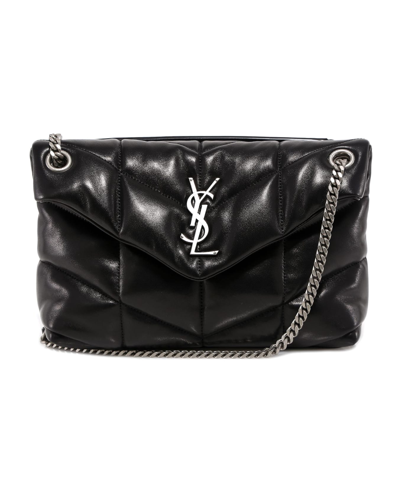 Saint Laurent Loulou Shoulder Bag - Black