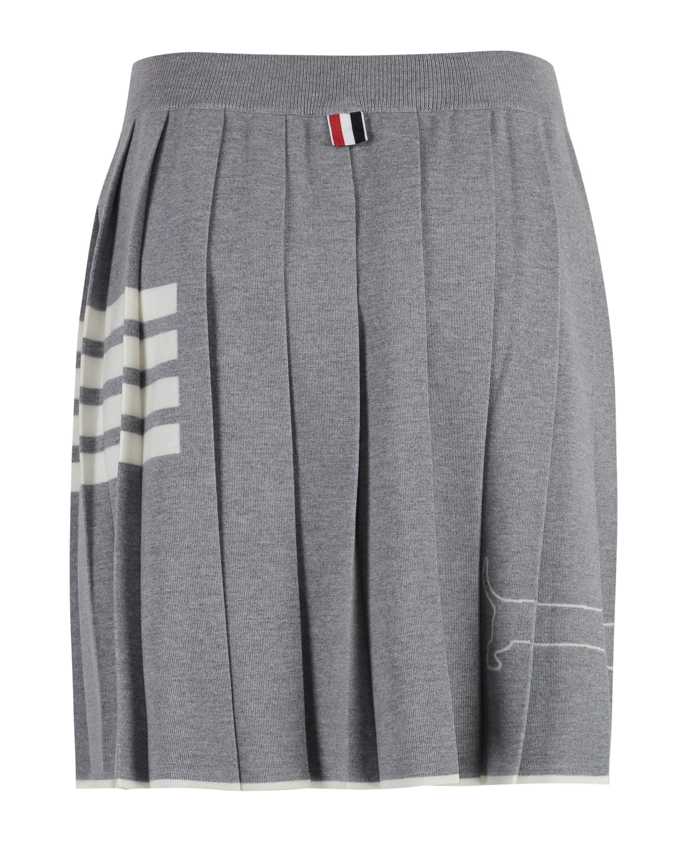 Thom Browne Pleated Mini Skirt - grey スカート