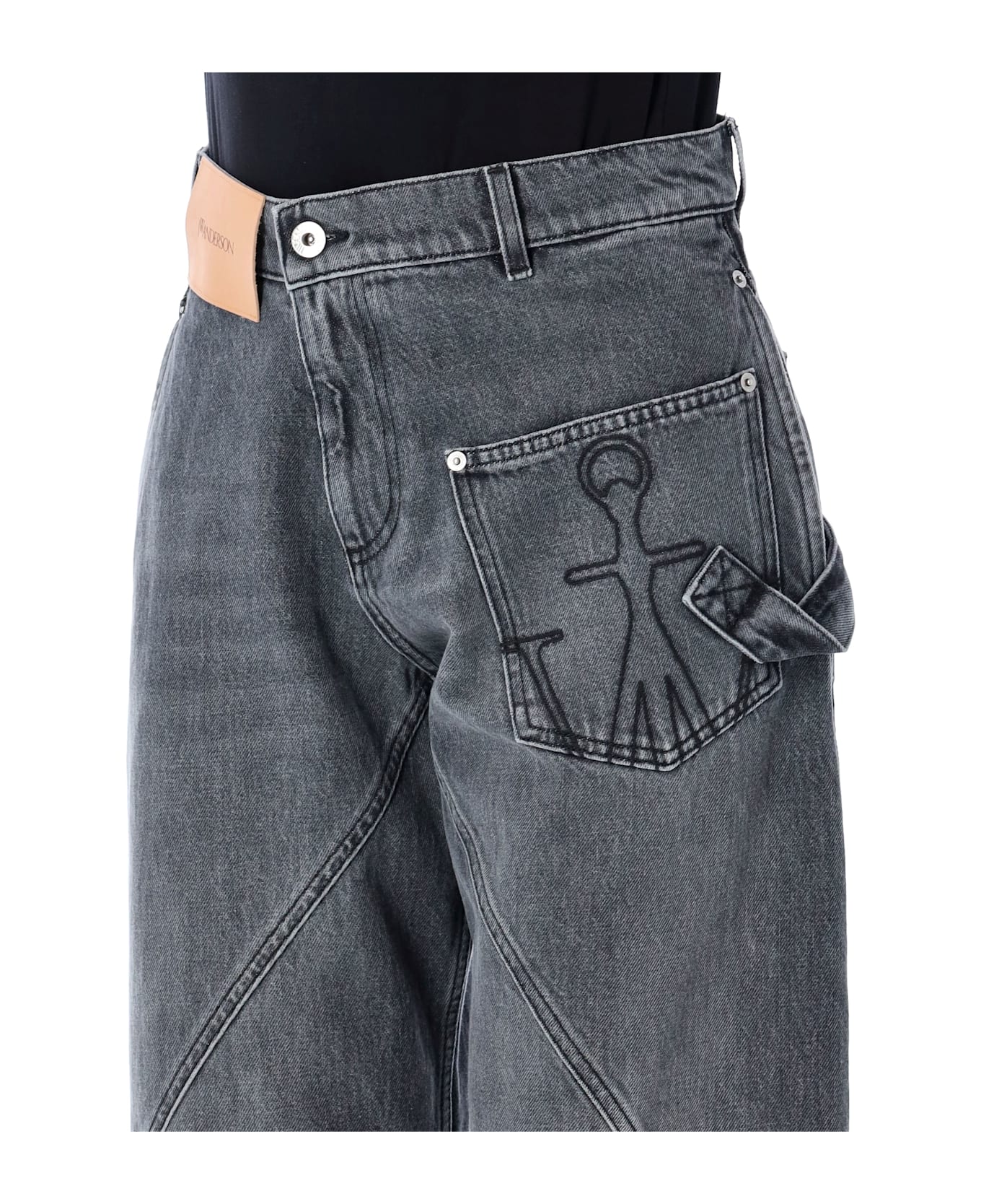 J.W. Anderson Twisted Workwear Denim Pant - GREY デニム
