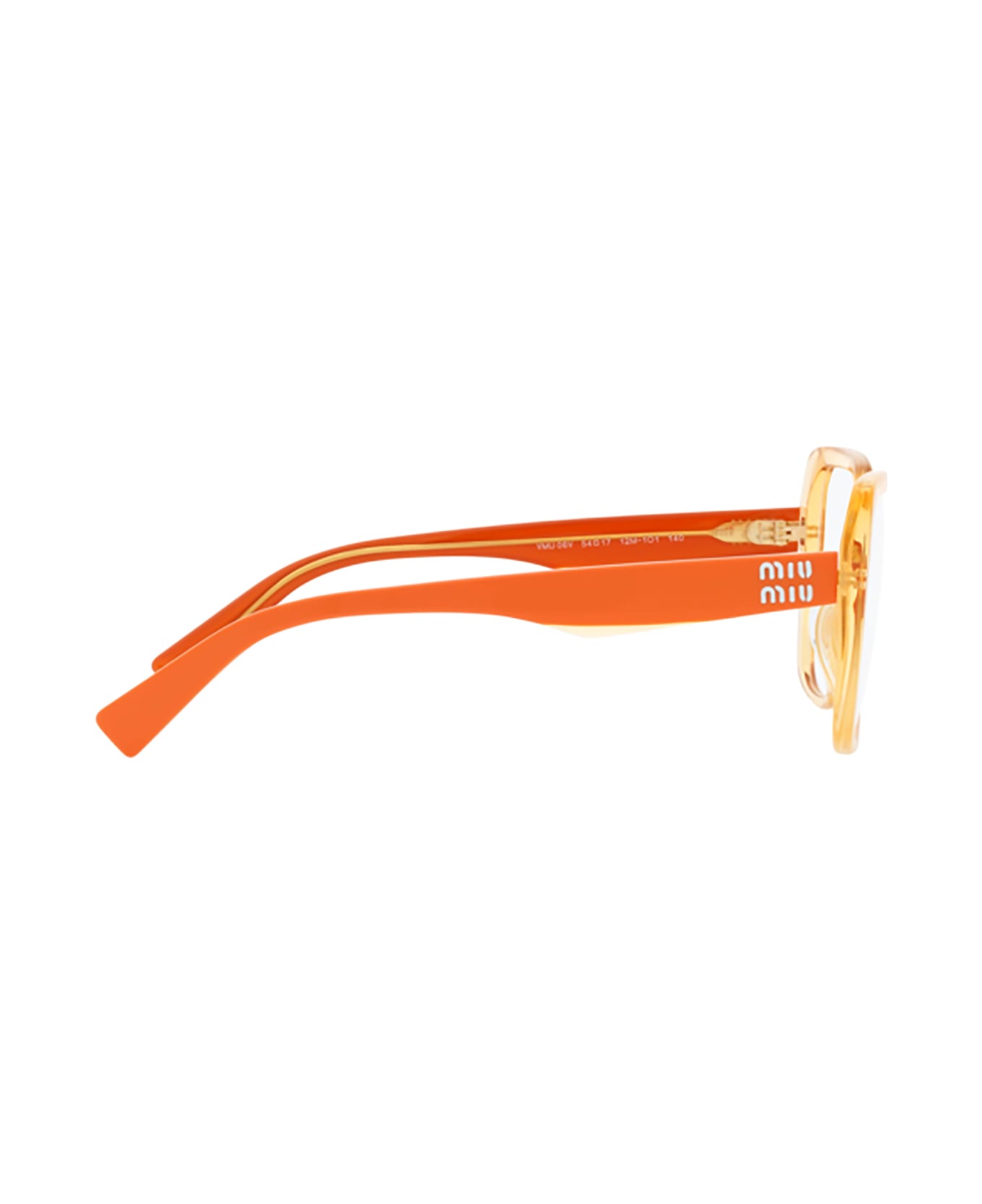 Miu Miu Eyewear Mu 06vv Orange Glasses - Orange