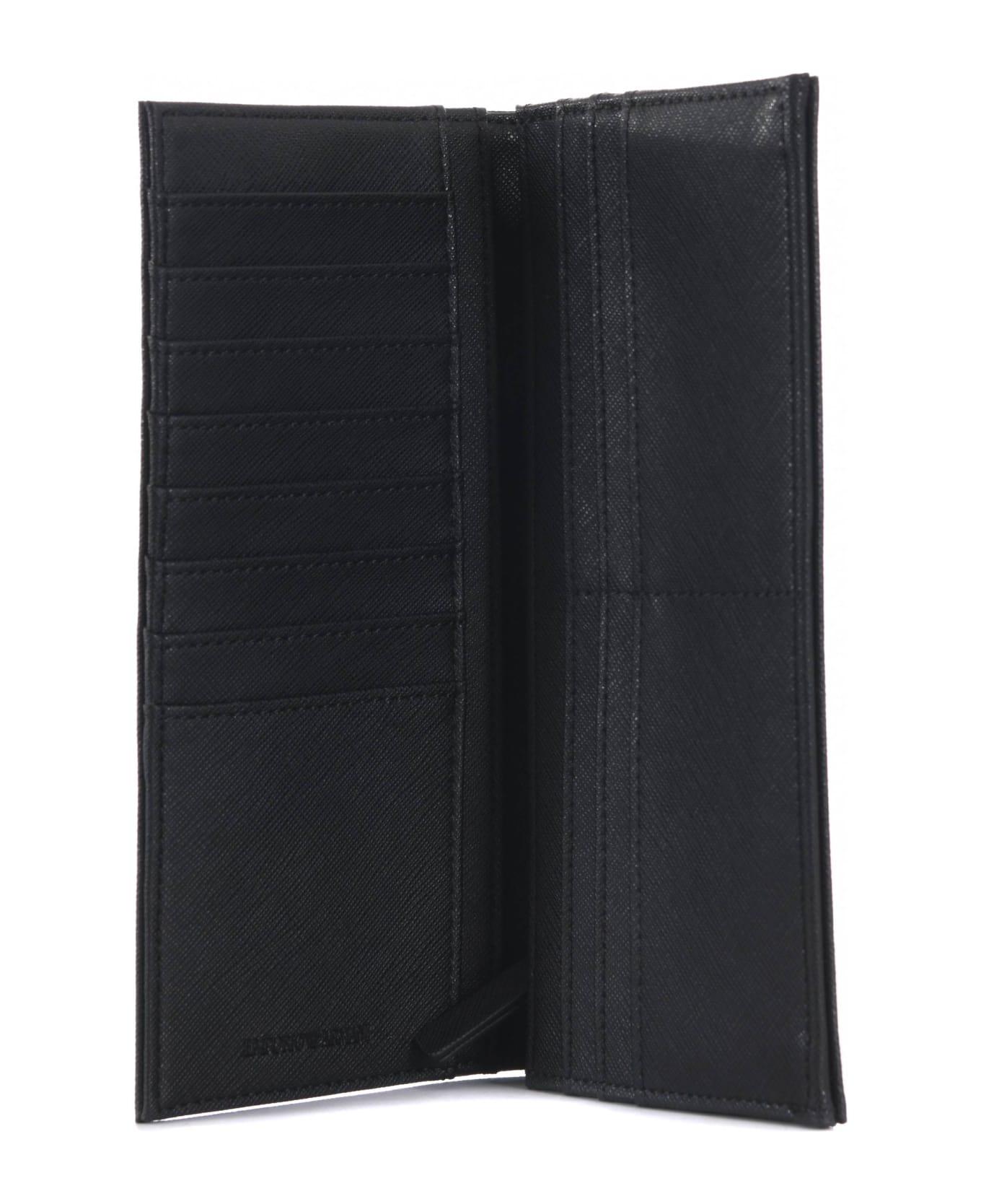 Emporio Armani Wallet In Eco-leather - Nero